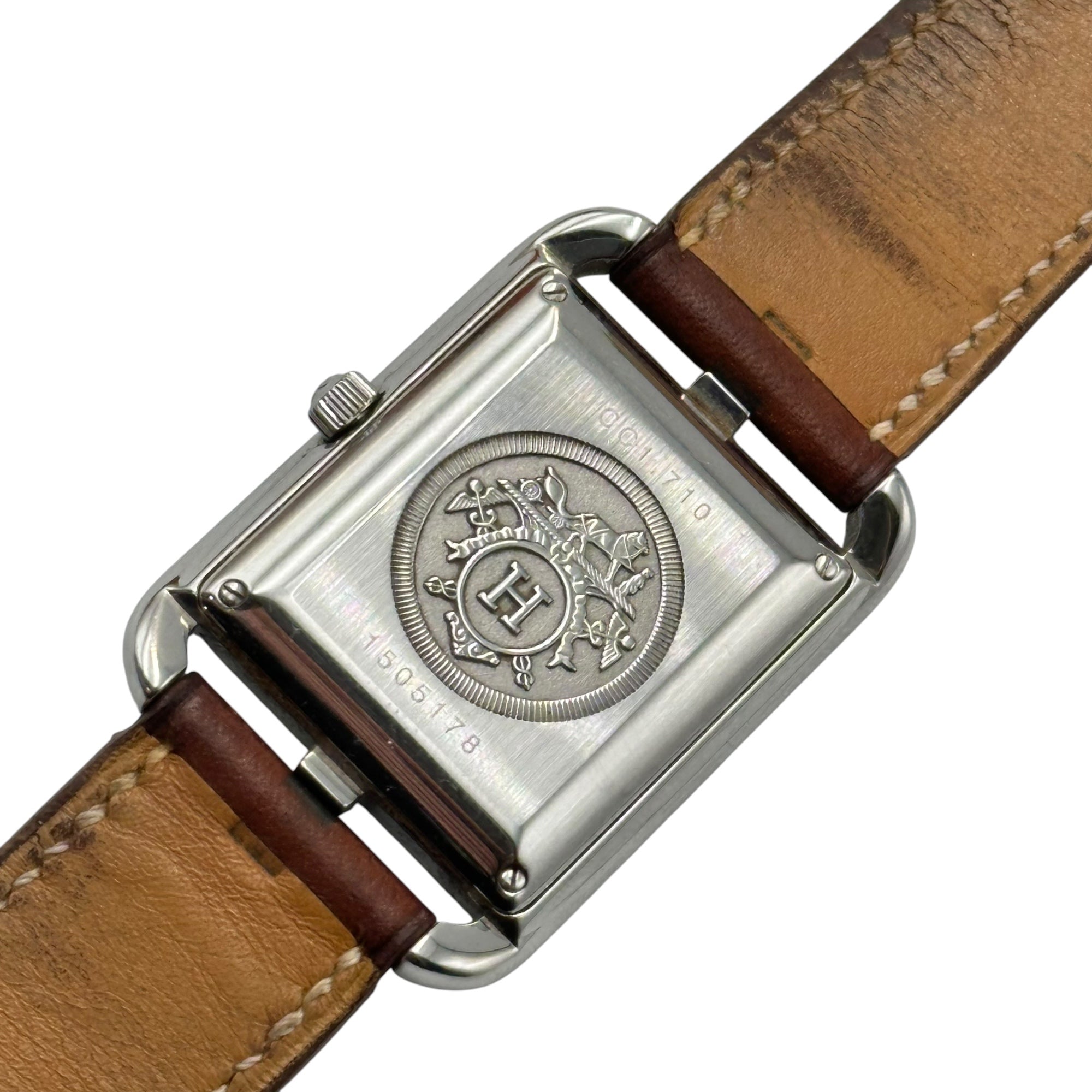 HERMES(エルメス) 2000's By Martin Margiela CapeCod Double - Automatic マルジェラ期 ケープコッド ドゥブルトゥール 自動巻き CC1.710 ブラウン 2000年製造 □D刻印 2重 腕時計