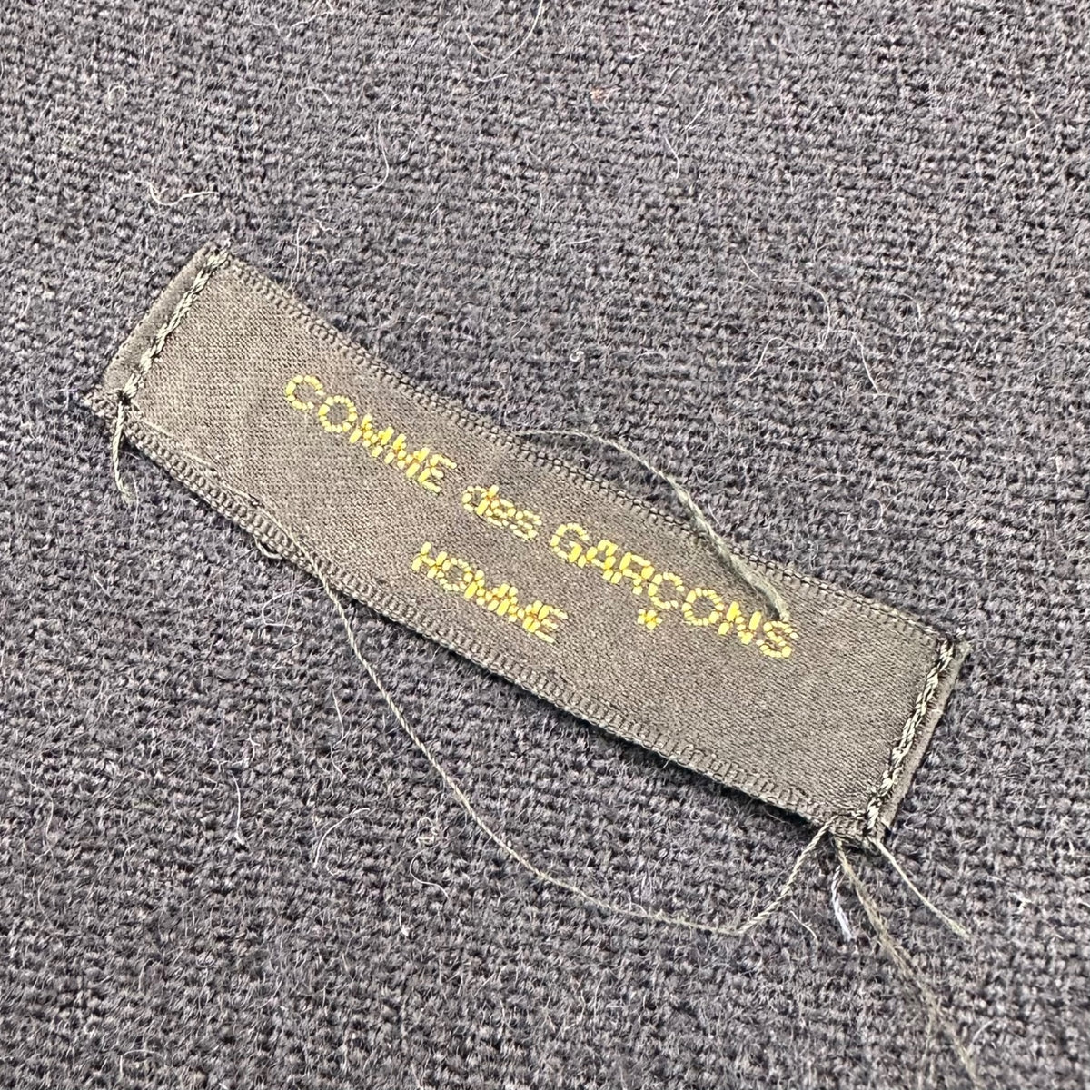 COMME des GARCONS HOMME(コムデギャルソンオム) 1990's  Wool scarf ウール マフラー ネイビー 90年代 田中オム
