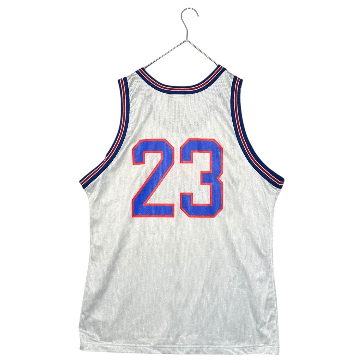 Champion(チャンピオン) 1996 ”SPACE JAM” JORDAN 23 GAME SHIRT スペース ジャム ジョーダン ゲーム シャツ L ホワイト×ブルー WARNER BROS 90's 90年代 ヴィンテージ タンクトップ