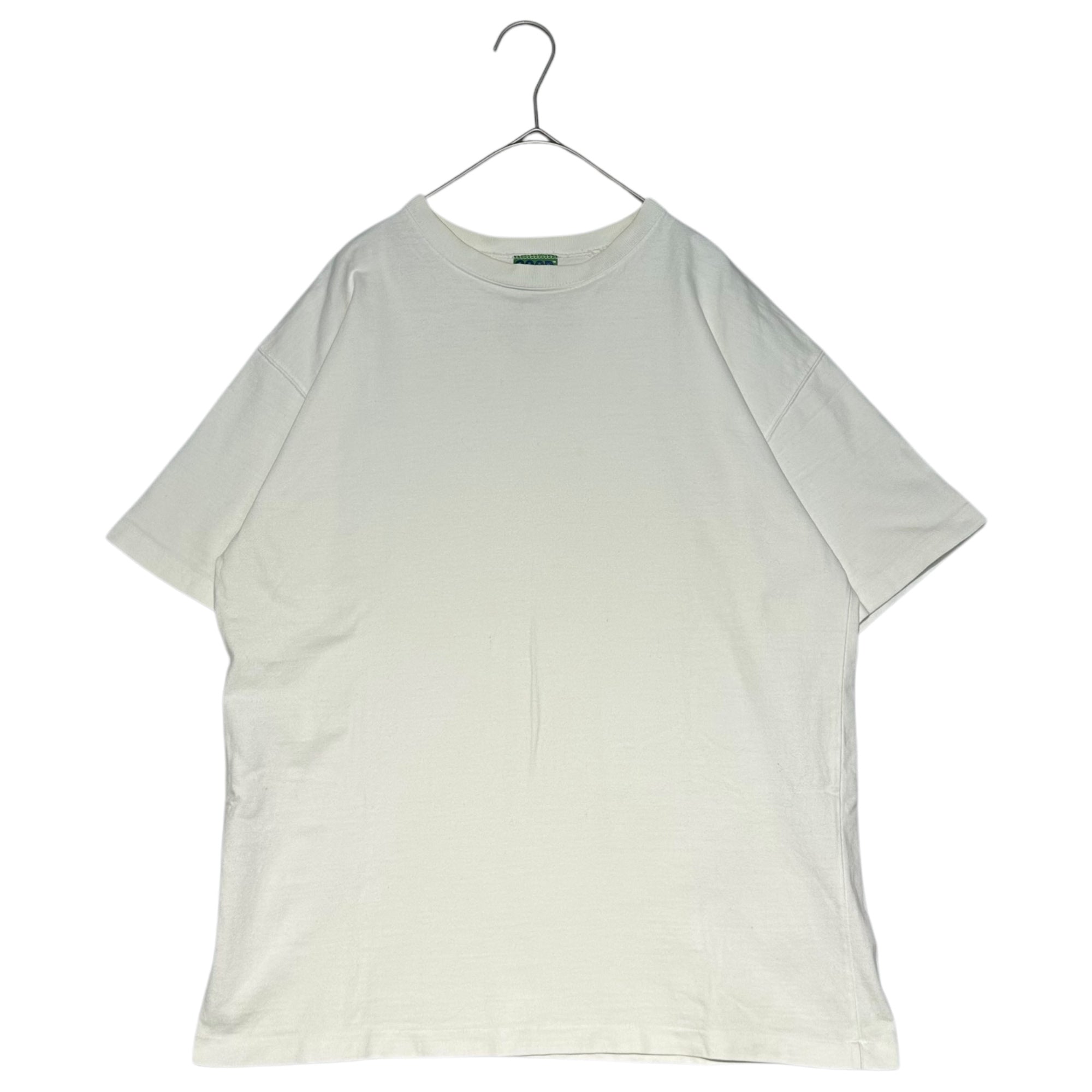 GOODENOUGH(グッドイナフ) 90's 750oz Back Logo Crew Neck T-Shirt 90年代 750オンス バックロゴ クルーネック Tシャツ  M ホワイト×ブラック