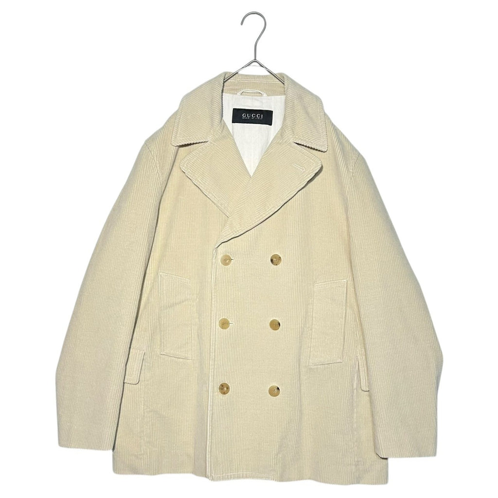 GUCCI(グッチ) Corduroy Double-Breasted Half Coat コーデュロイ 