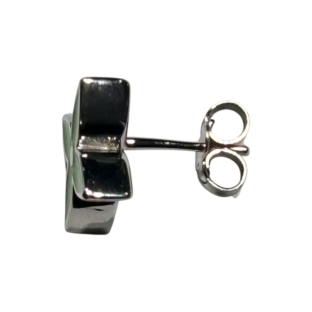 LOUIS VUITTON(ルイヴィトン) Bookle Monogram Party Earrings ブックル モノグラム パーティー ピアス 型番：MP3283 製造番号：AK0222 グリーン×シルバー 片方のみ