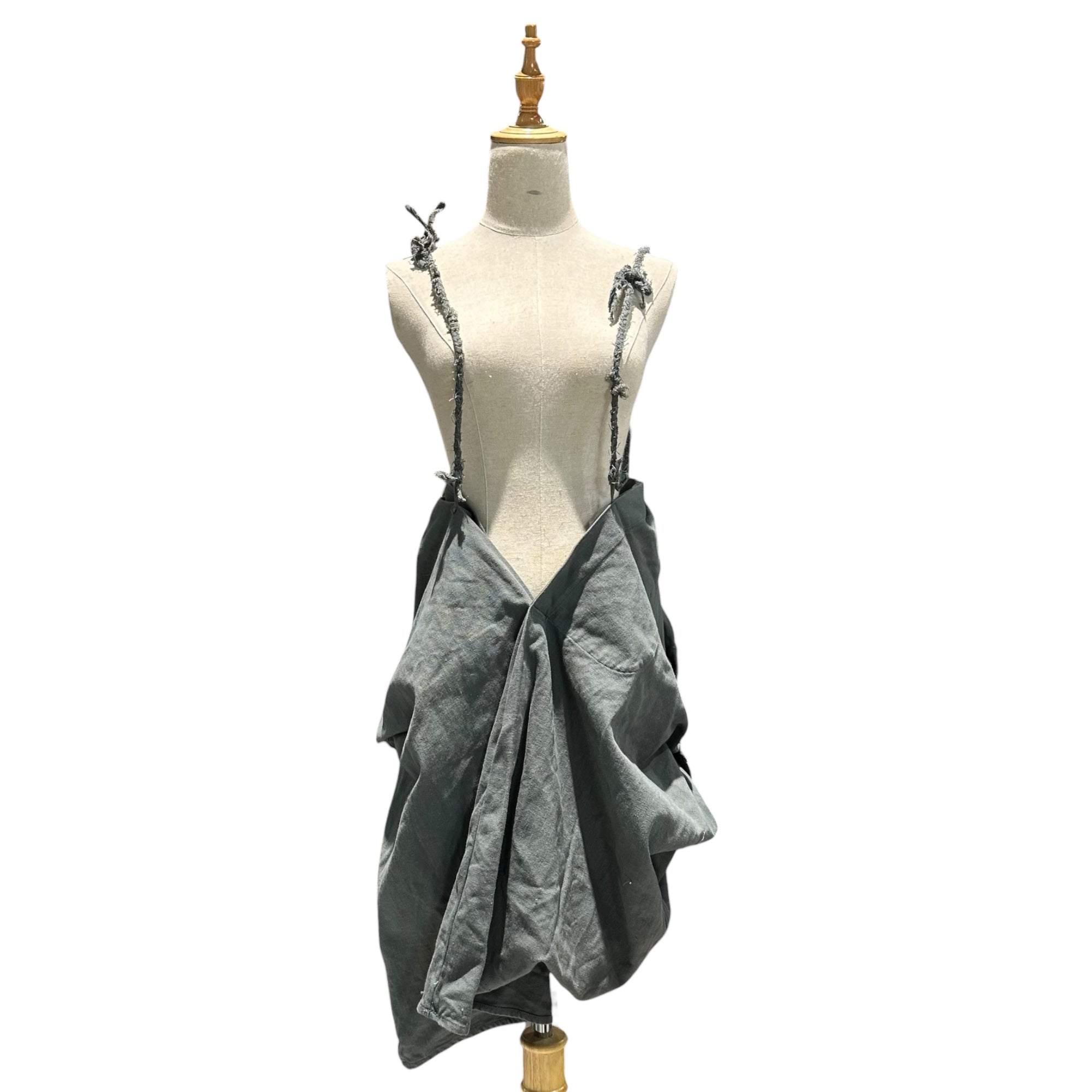 cheap(チープ) Handmade Jamper Skirt ハンドメイド ジャンパースカート FREE グレー