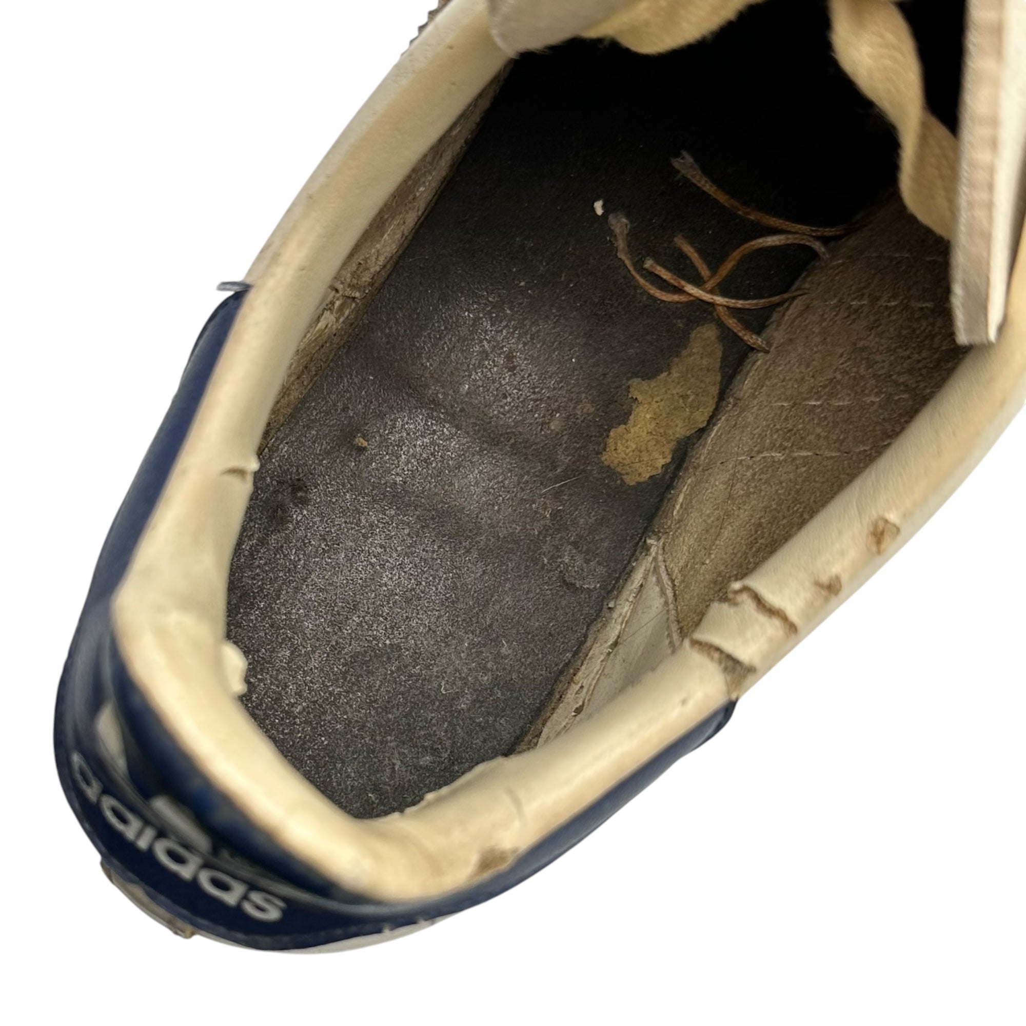 adidas(アディダス) 80's SUPER STAR Low-cut sneakers 80年代 ローカット スーパースター ローカット スニーカー 11 1/2(29.5cm程度) ホワイト×ネイビー 稀少 フランス製