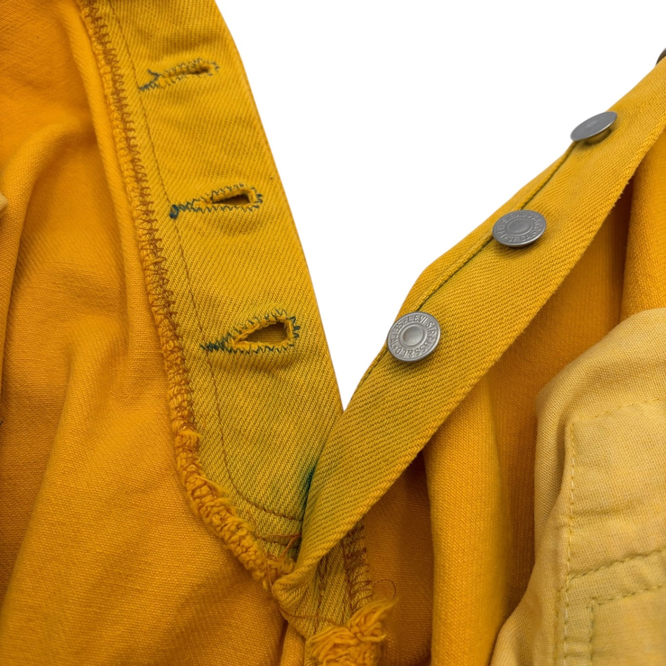 Levi's(リーバイス) 90's Post-dyed Yellow Color Denim Pants 後染め イエロー カラー デニムパンツ W36 イエロー