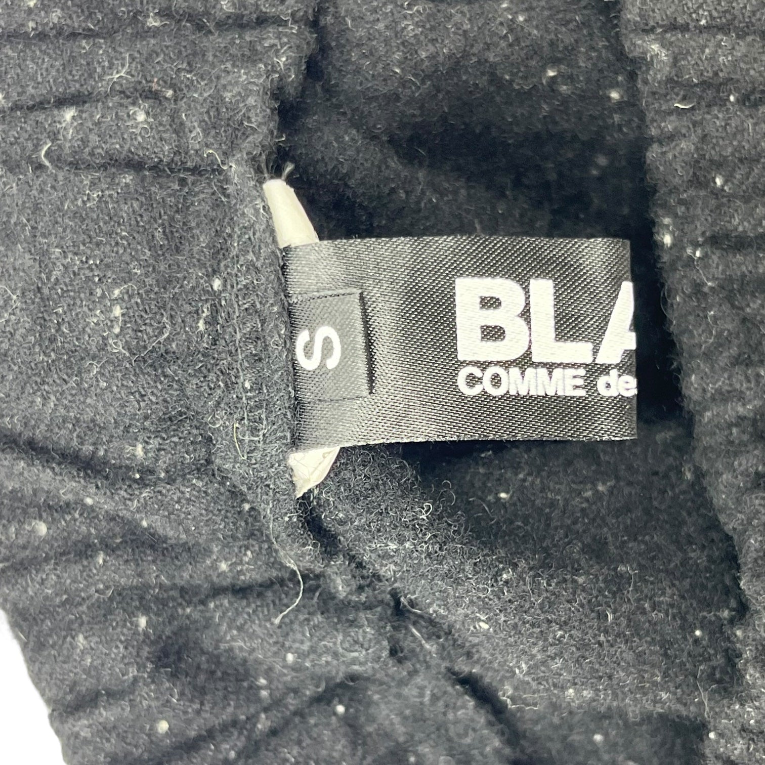 BLACK COMME des GARCONS(ブラックコムデギャルソン) 20AW wool sarouel pants ウール サルエル パンツ 1F-P008 S ブラック AD2020