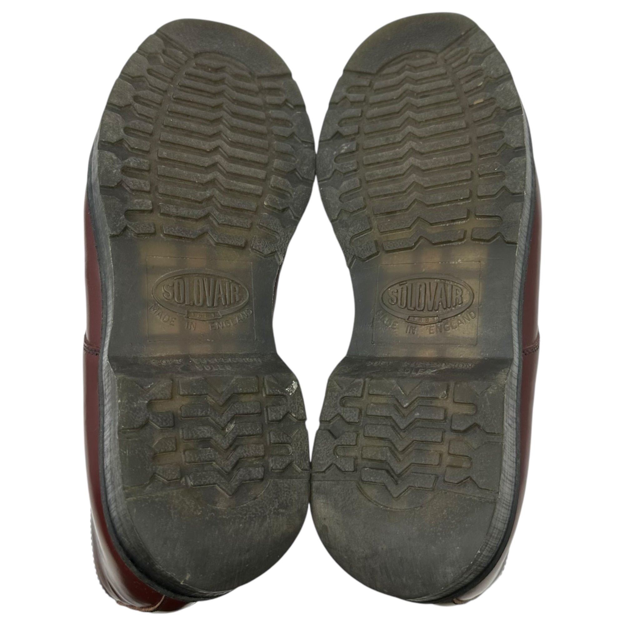 SOLOVAIR(ソロヴェアー) England made Oxblood Hi-Shine Gibson Shoe オックスフォード ハイシャイン レザー ギブソン シューズ 995 8(27cm程度) ブラウン 3 Eye 3ホール レザー 2488