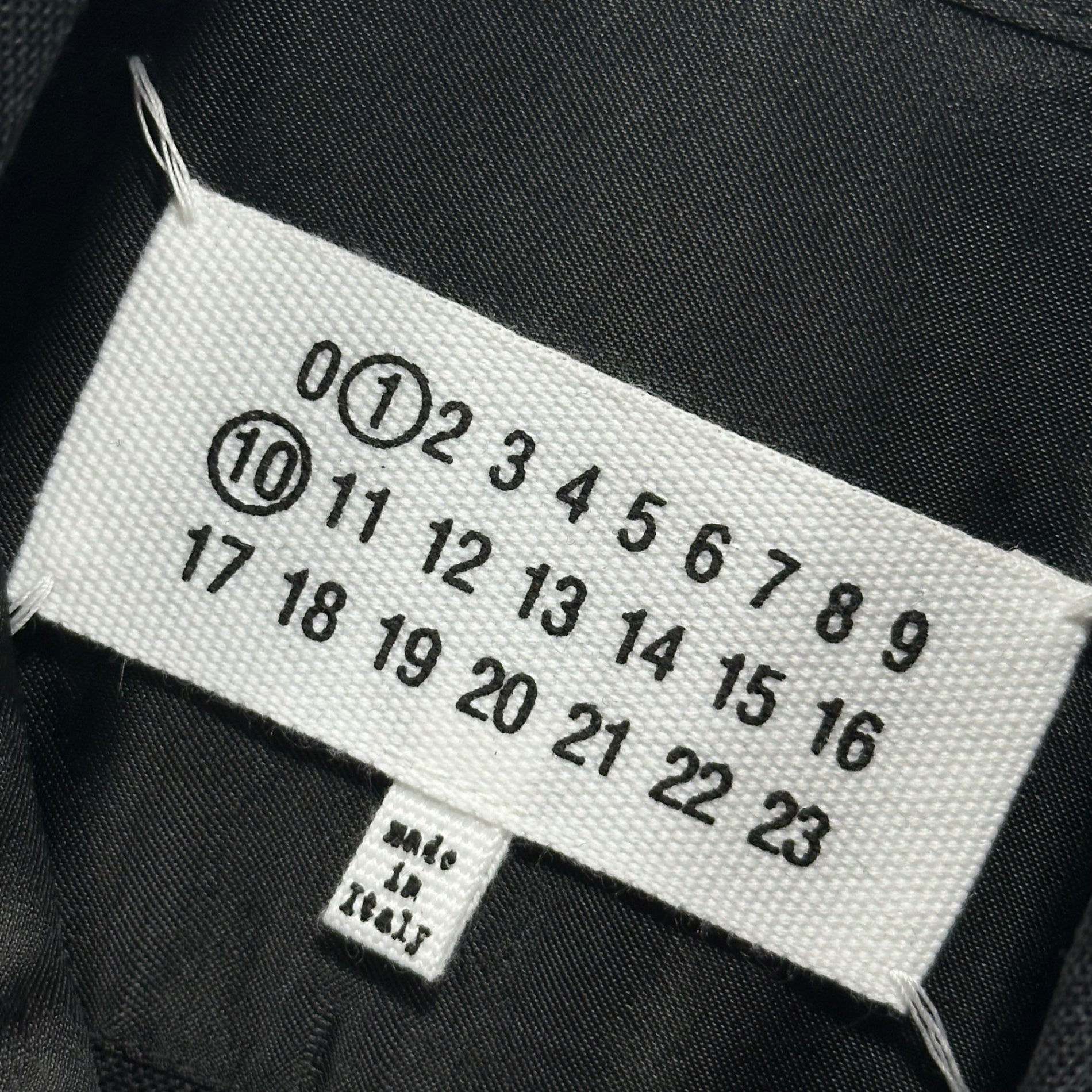 MAISON MARGIELA(メゾンマルジェラ) 25AW Military Wool L/S Shirt ミリタリー ウール 長袖 シャツ S50DT0059 37 チャコールグレー