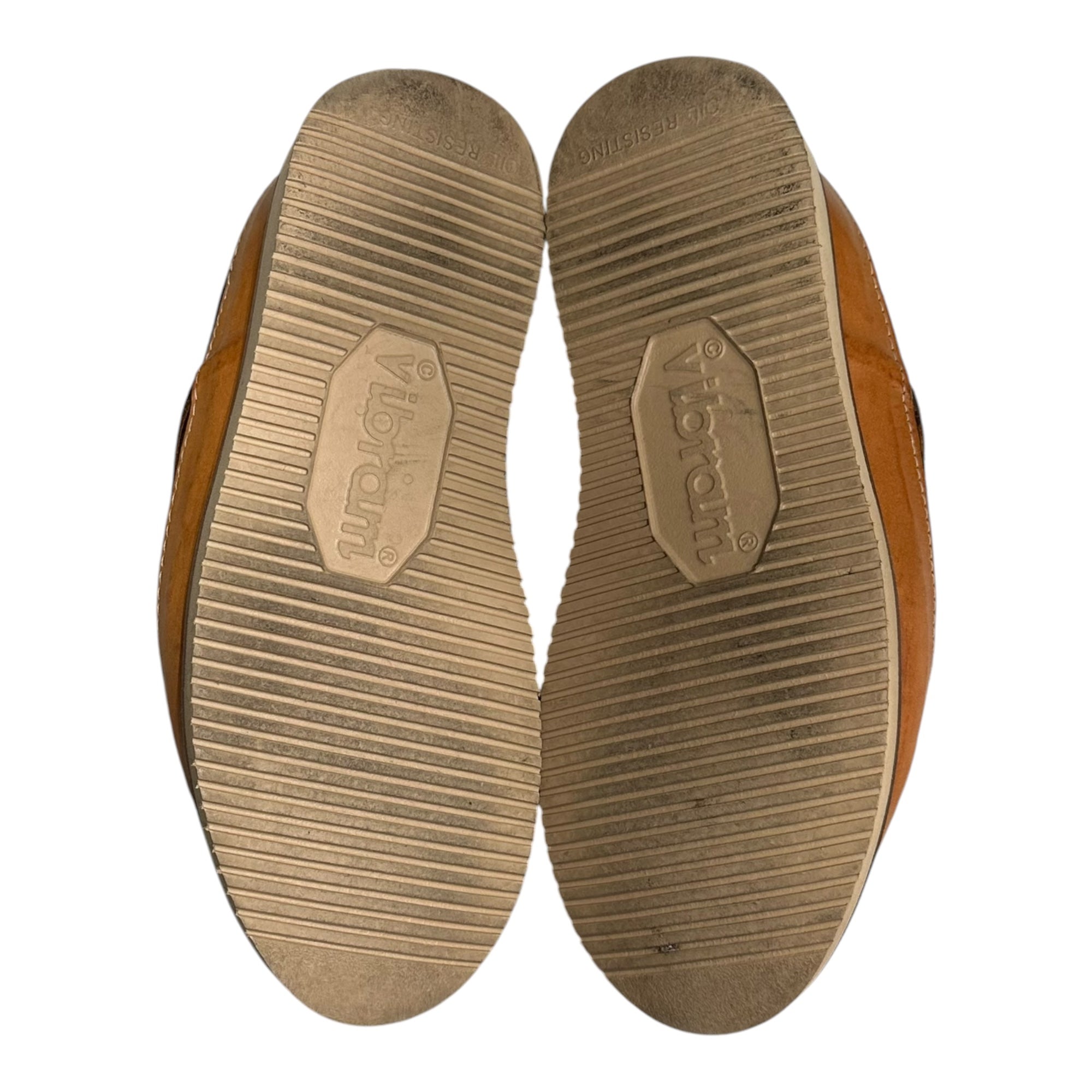 COMME des GARCONS JUNYA WATANABE MAN(コムデギャルソンジュンヤワタナベマン) Vibram sole Cracked Leather Slip-Ons クラック レザー スリッポン 表記無(27cm程度) ブラウン