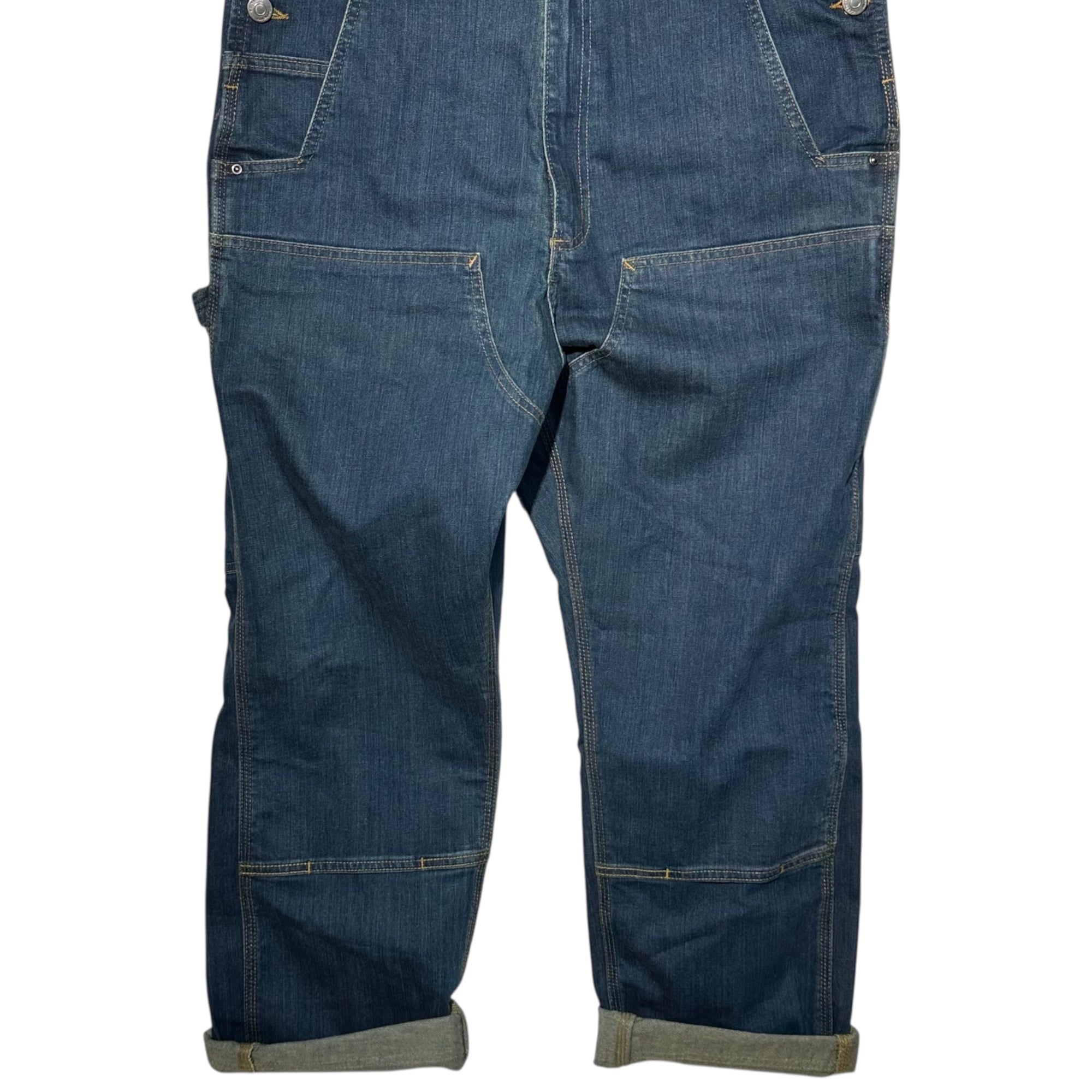 carhartt(カーハート) Double Knee Denim Overalls ダブルニー デニム オーバーオール 103322-498 36×30 インディゴ