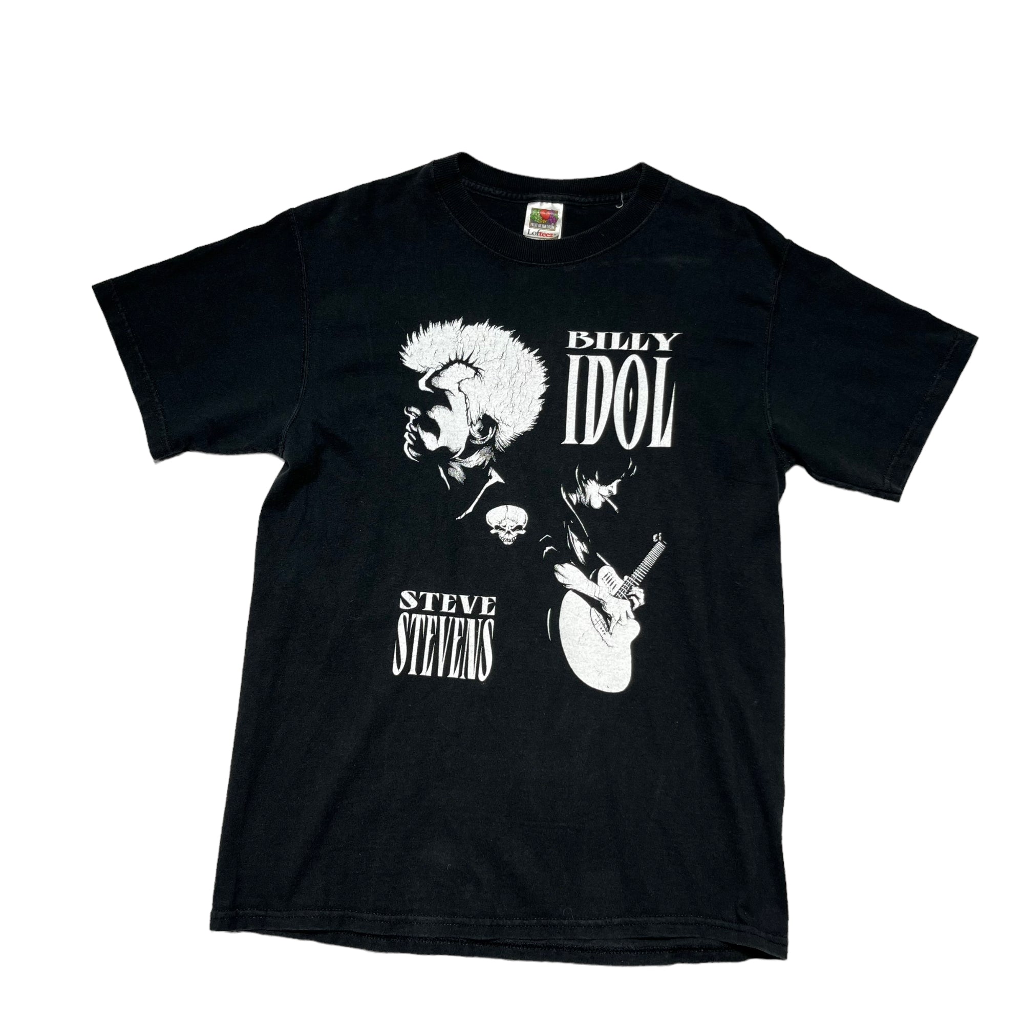 FRUIT OF THE LOOM(フルーツオブザルーム) 00's "BILLY IDOL STEVE STEVENS" band T-shirt バンド Tシャツ M ブラック スティーヴ・スティーヴンス ビリー・アイドル