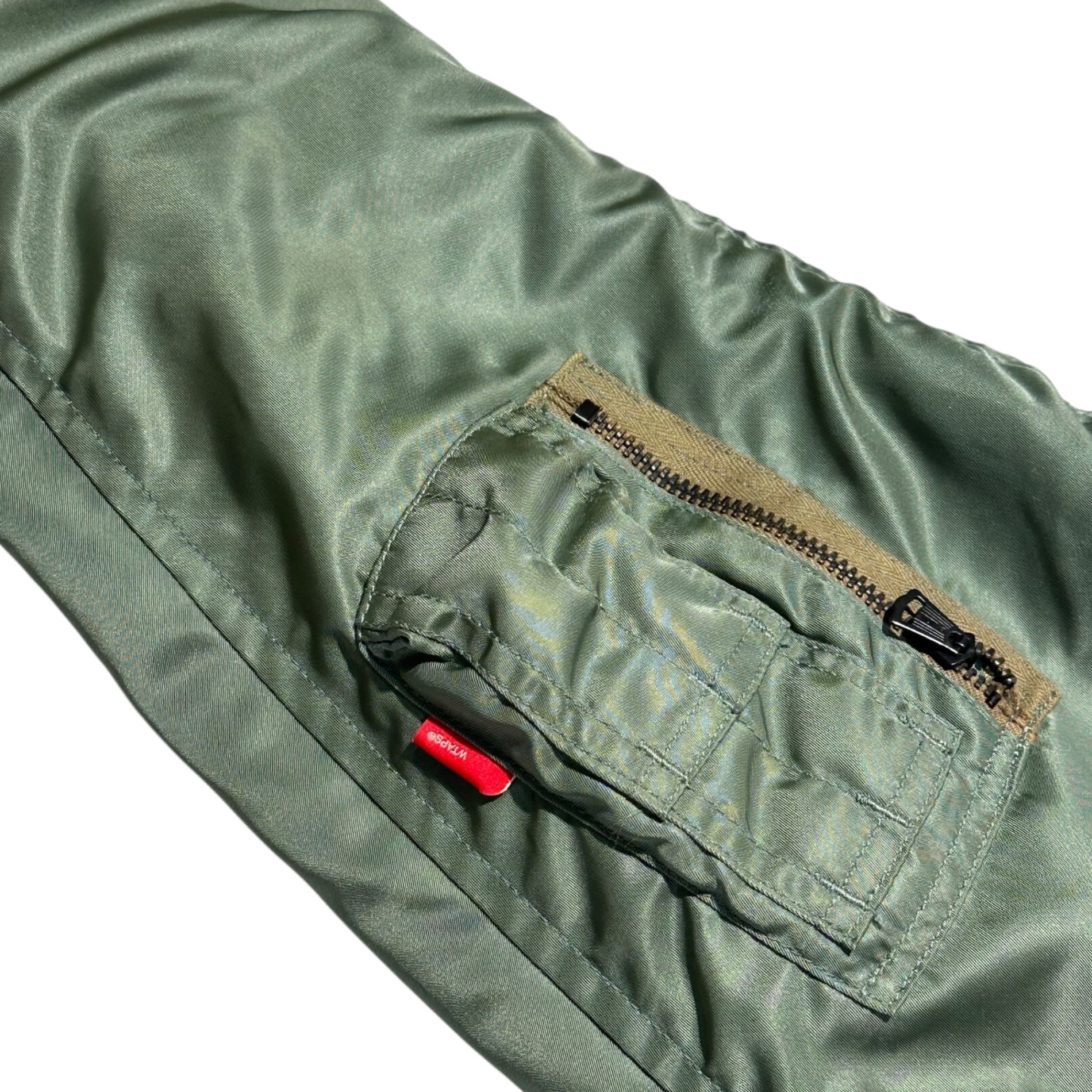 WTAPS(ダブルタップス) 09AW N-3B JACKET.FIELD.NYLON.TWILL ミリタリー ファー フライト ジャケット 092GWDT-JKM03 M オリーブ 00's アーカイブ