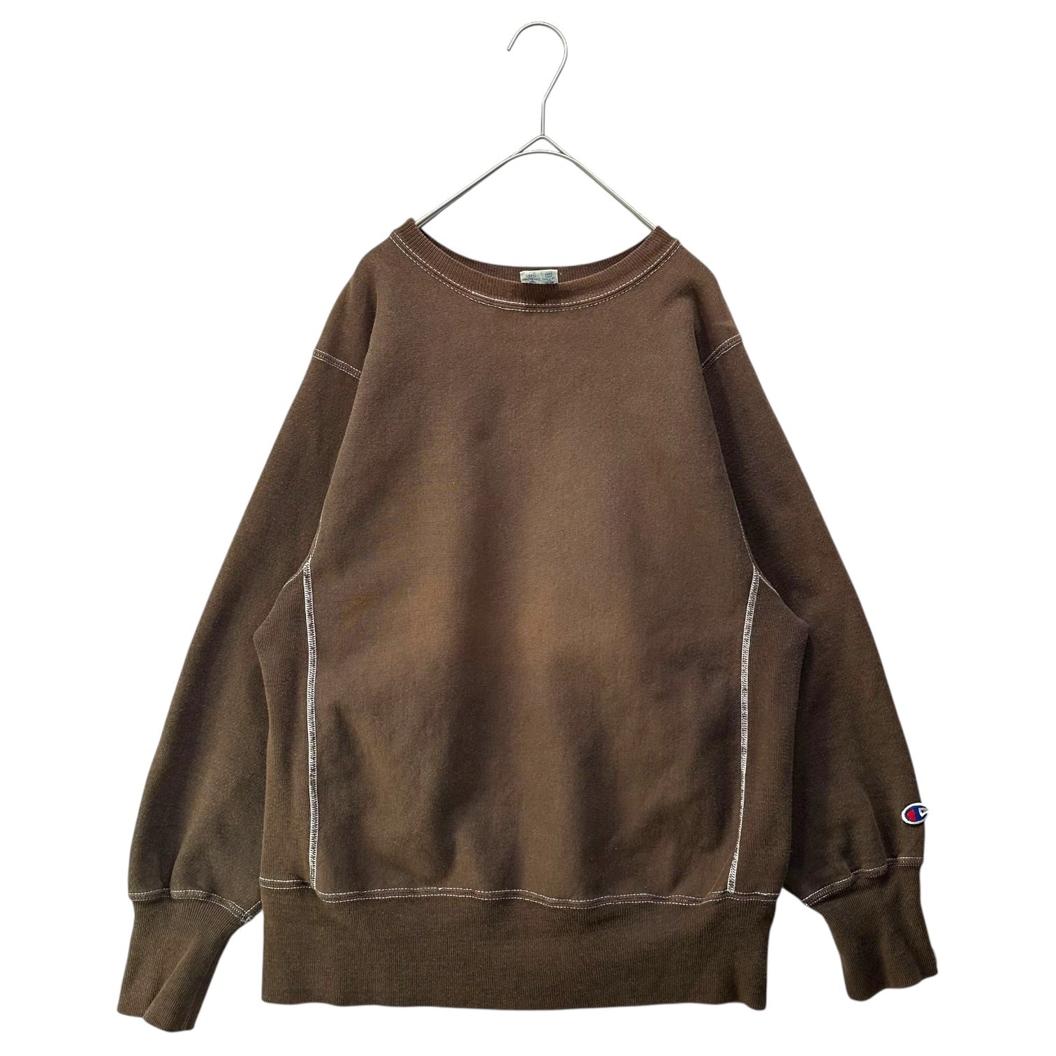 Champion(チャンピオン) 90's REVERSE WEAVE SWEATSHIRT リバース ウィーブ スウェット M ブラウン 90年代 刺繍タグ 無地