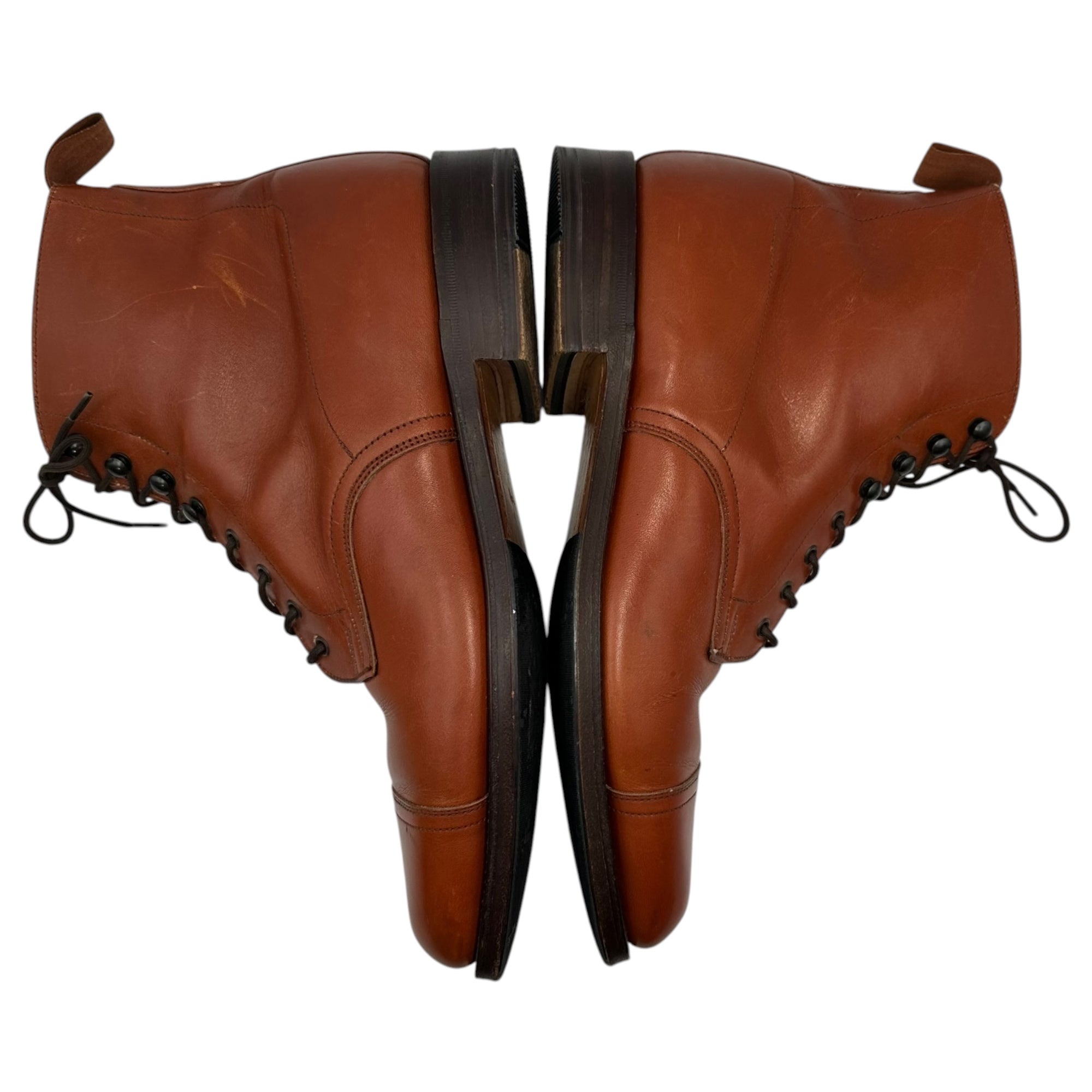 GRENSON(グレンソン) 1990’s England made Cap-toe boots キャップトゥ ブーツ 6208/49 7/E(25.5cm程度) ブラウン 90年代 ヴィンテージ イングランド製 ワーク