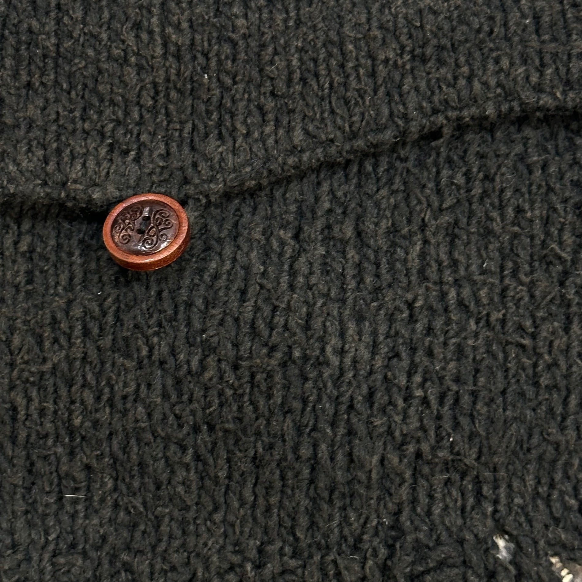 NUMBER (N)INE(ナンバーナイン) 2003SS ‘‘TOUCH ME I'M SICK‘‘ Grunge Knit Shoulder Bag グランジ ニット ショルダーバッグ カート期 ブラック 00's Archive アーカイブ