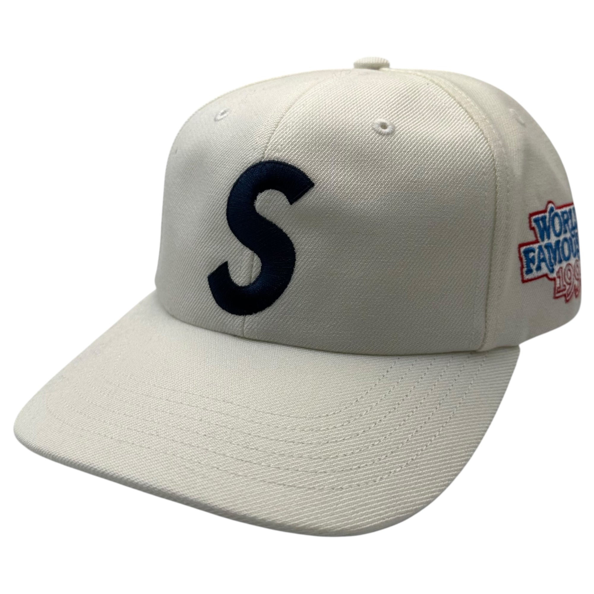 SUPREME(シュプリーム) 2025SS World Famous S Logo 6-Panel Cap ワールド フェイマス エス ロゴ 6 パネル キャップ ホワイト