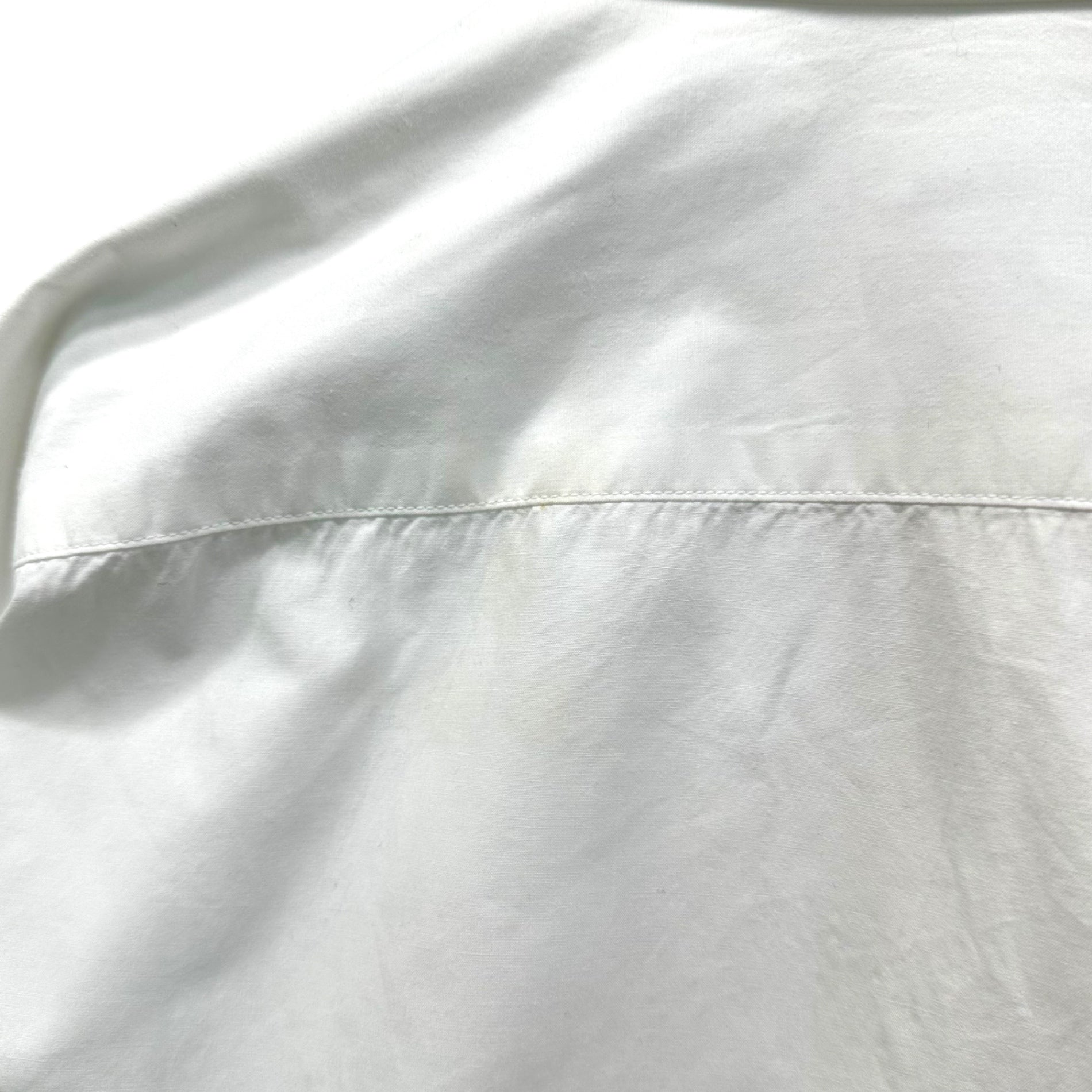 Y's for men(ワイズフォーメン) 90's Basic Cotton L/S Shirt 90年代 ベーシック コットン 長袖 シャツ MN-B80-056 2(M程度)【小さめな作りです】 ホワイト