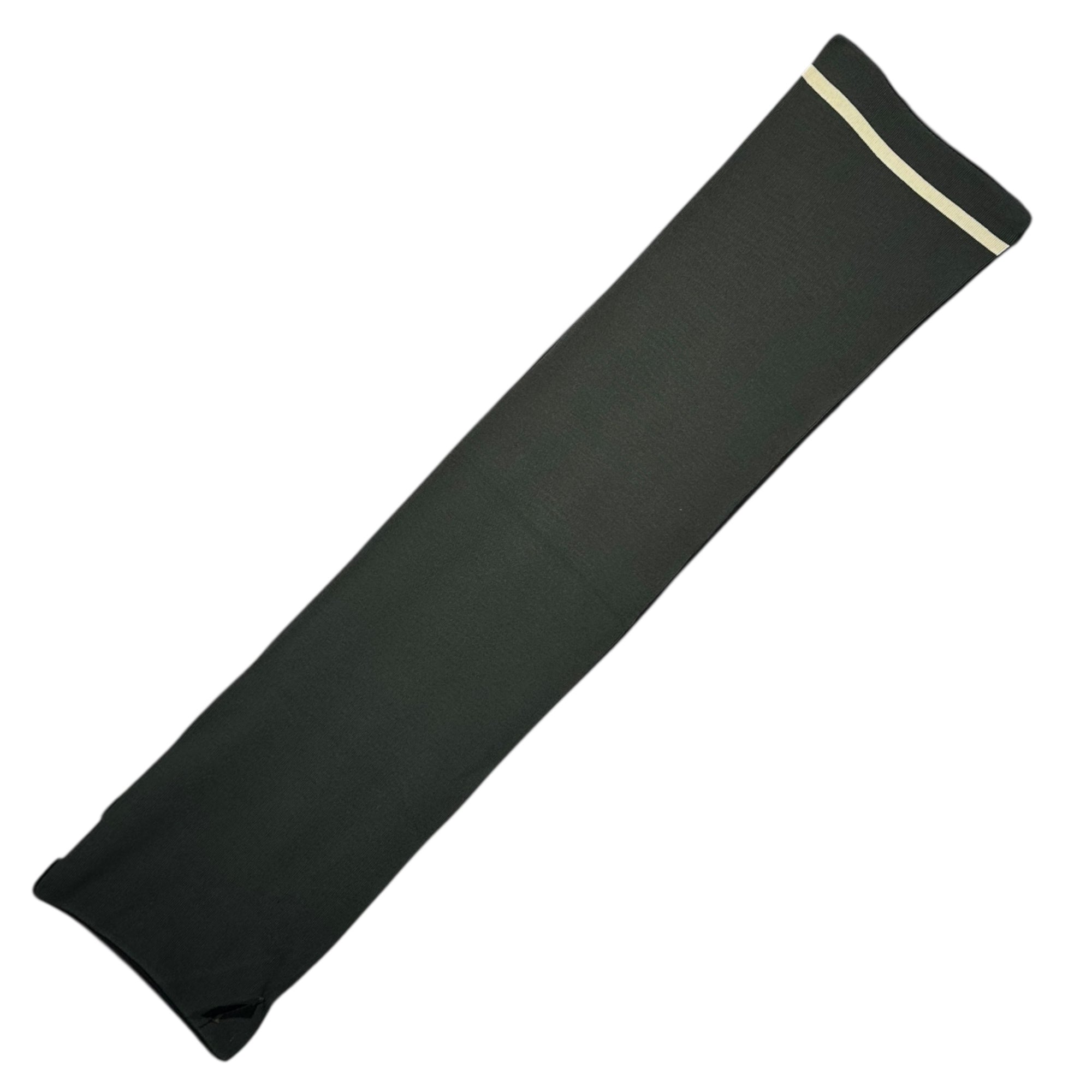 PRADA SPORT(プラダスポーツ) Old Line muffler オールド ライン マフラー ブラック×グレー×ホワイト