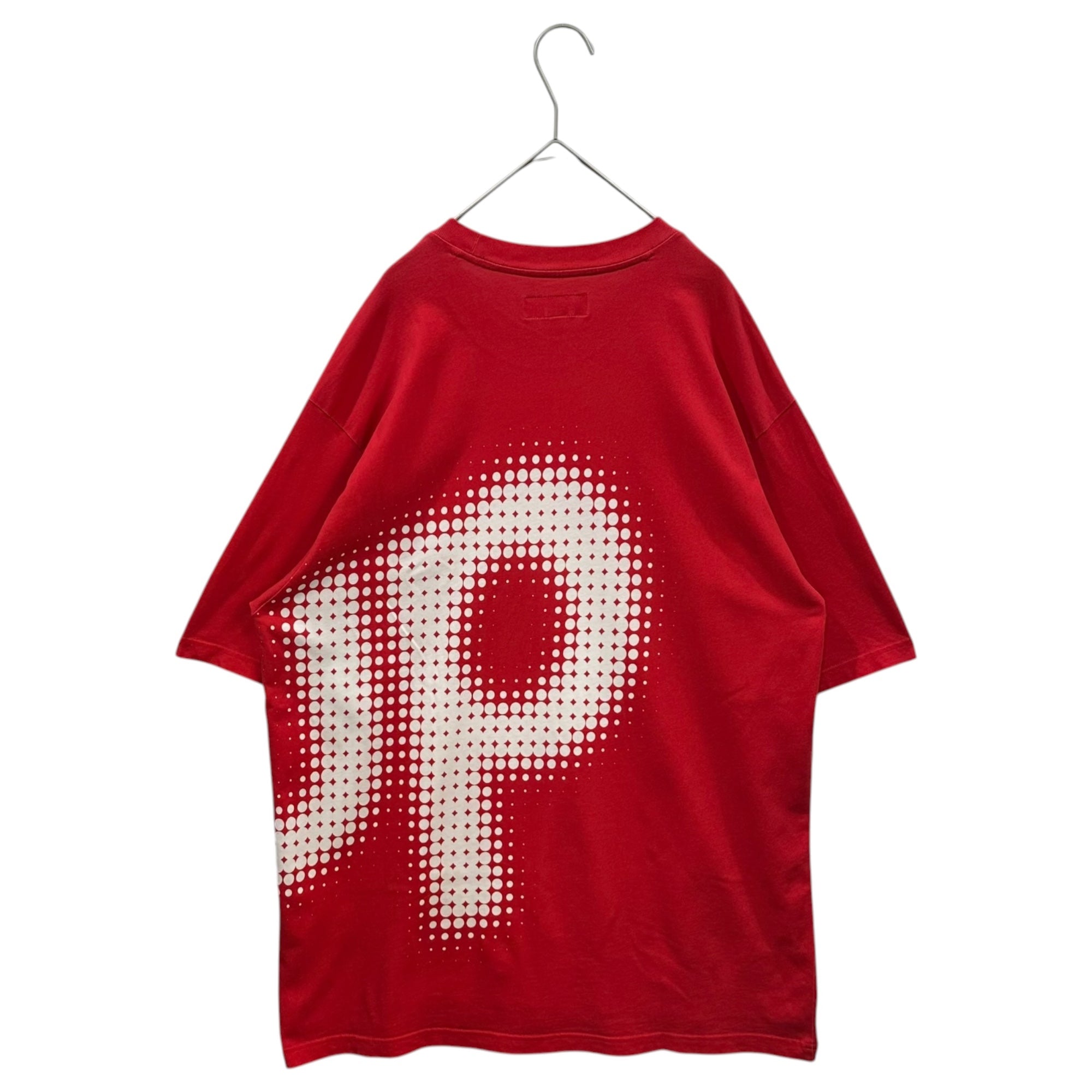 SUPREME(シュプリーム) 2024SS Halftone S/S Top ドット モザイク ロゴ Tシャツ M レッド×ホワイト