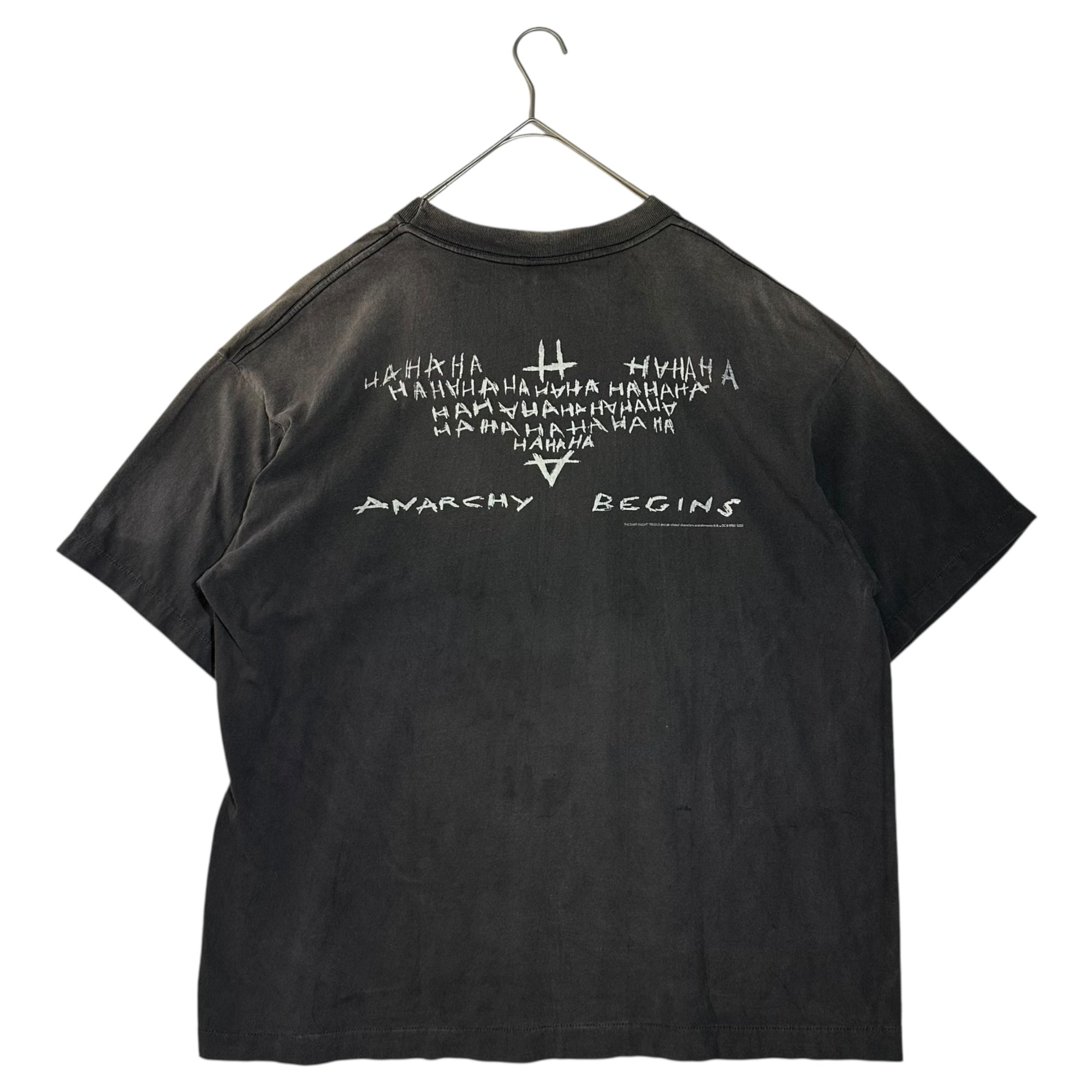SAINT MICHAEL(セントマイケル) 25SS × The Dark Knight BTM_SS TEE ジョーカー Tシャツ SM-HR-0000-C54 XL ブラック
