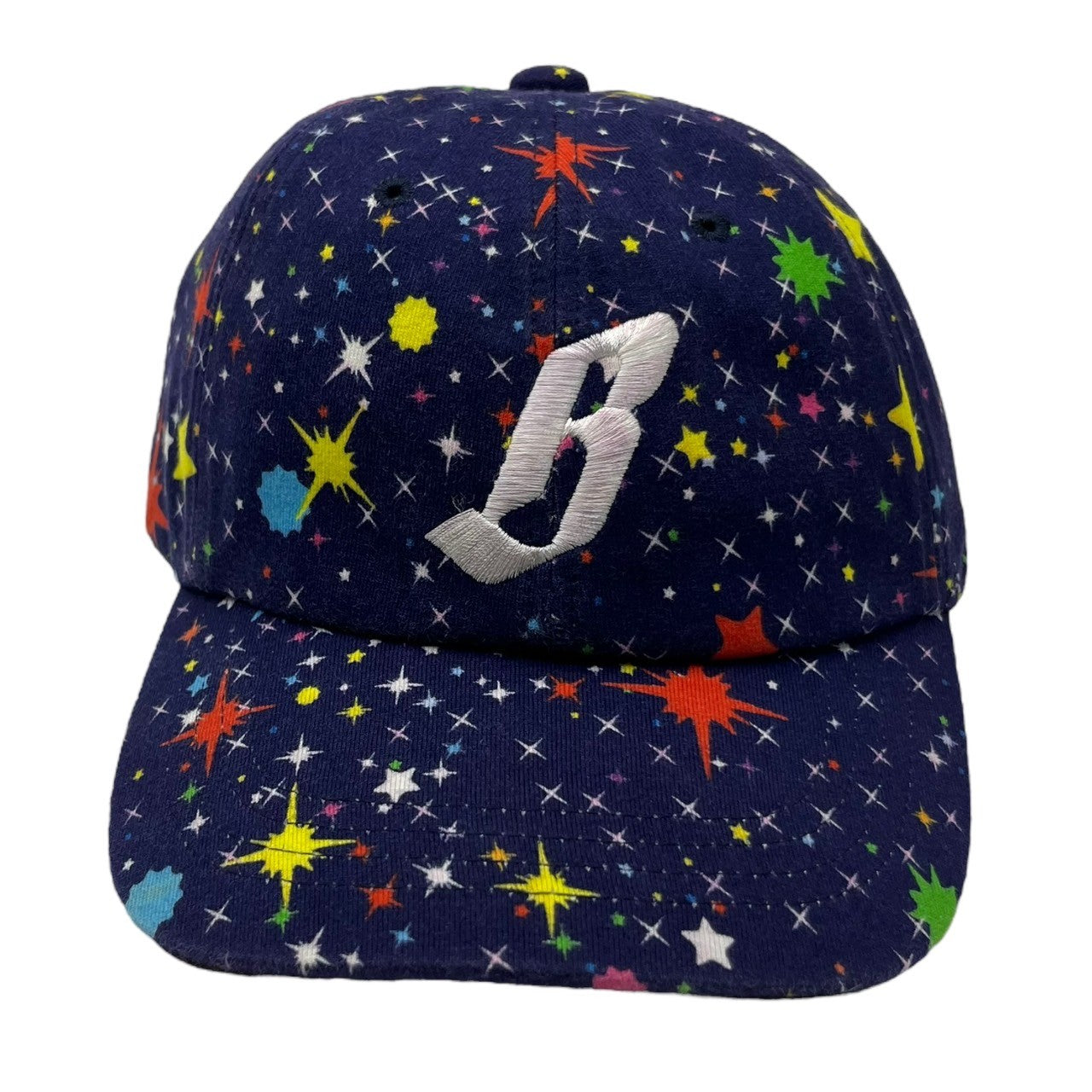 B.B.C(ビリオネアボーイズクラブ) All-over pattern cap 総柄キャップ ブルー