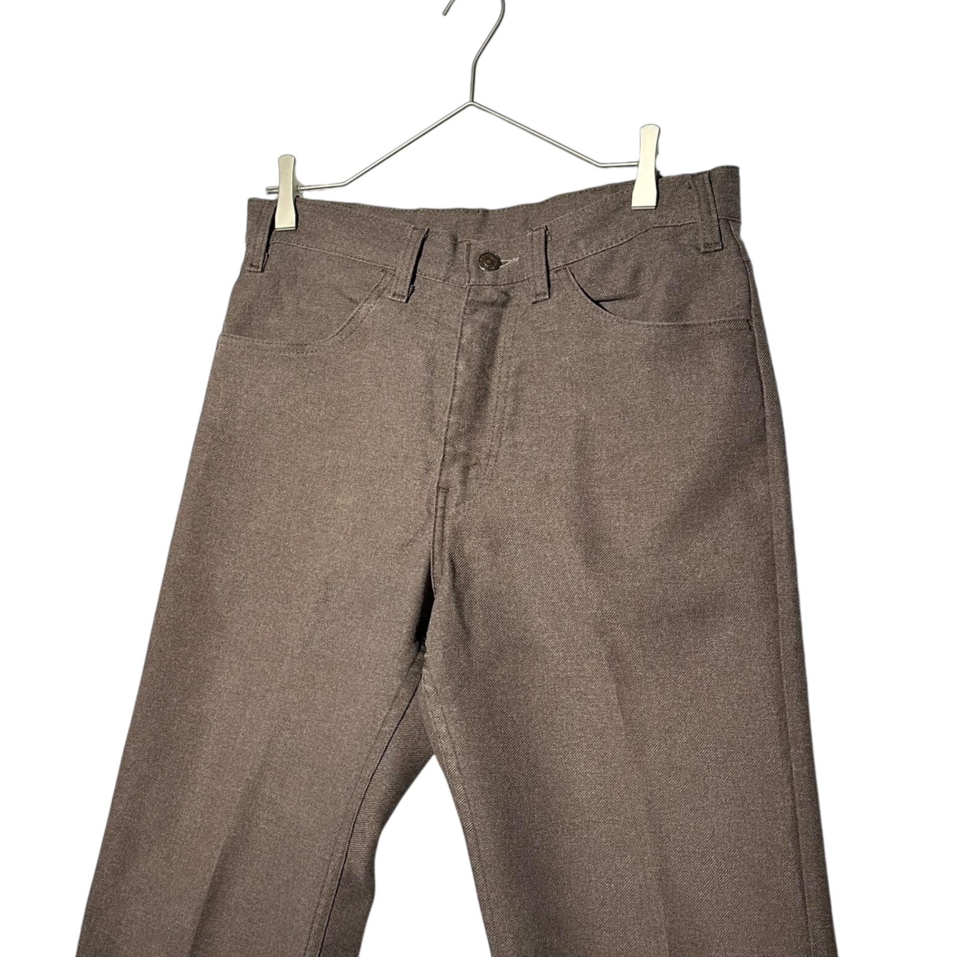 Levi's(リーバイス) 70's STA PREST SLACKS PANTS ７０年代 スタープレスト スラックス パンツ 表記無し ブラウン TALON42