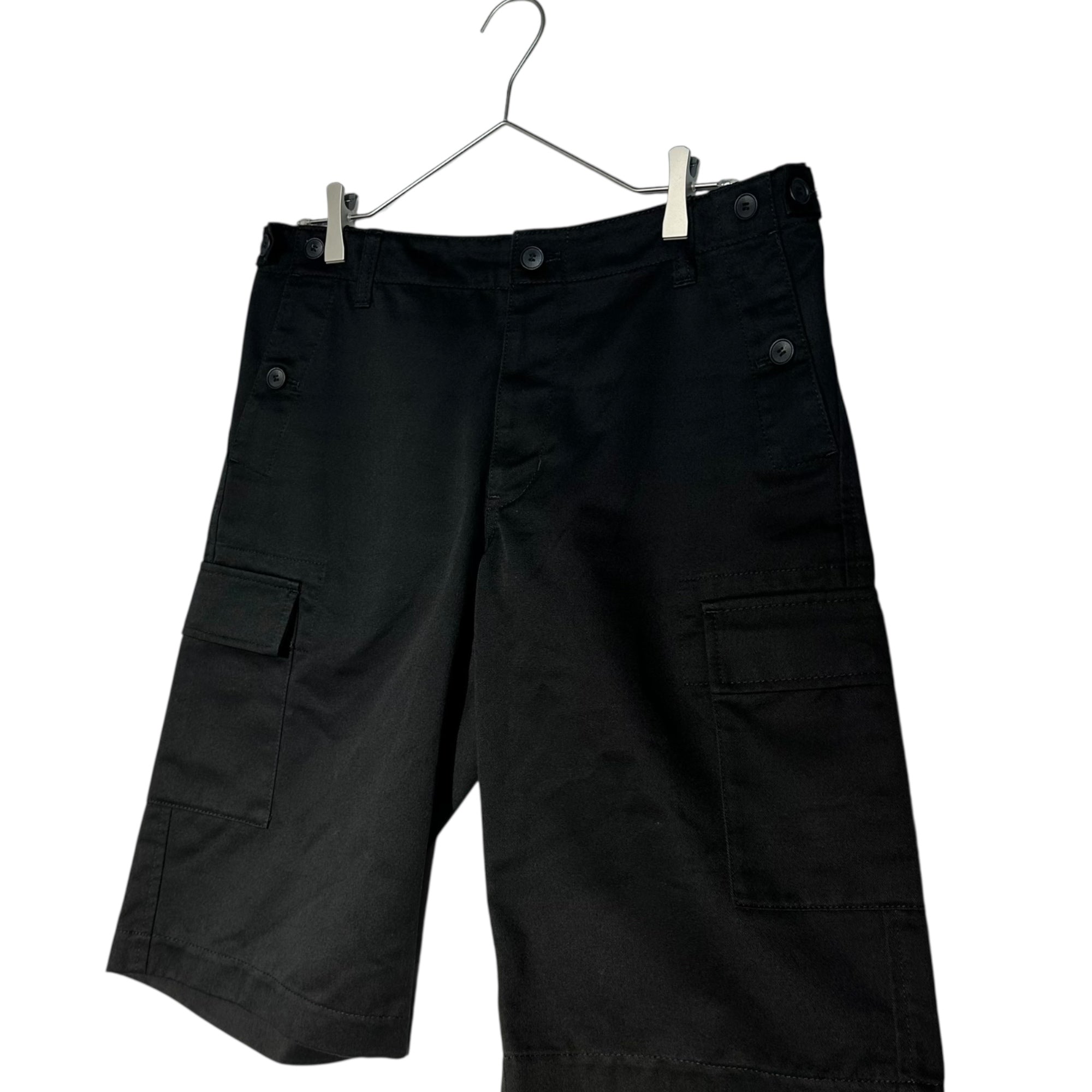 tricot COMME des GARCONS(トリココムデギャルソン) 10SS Poly-cotton cargo shorts ポリコットン カーゴ ハーフパンツ TE-P022 M ブラック AD2009