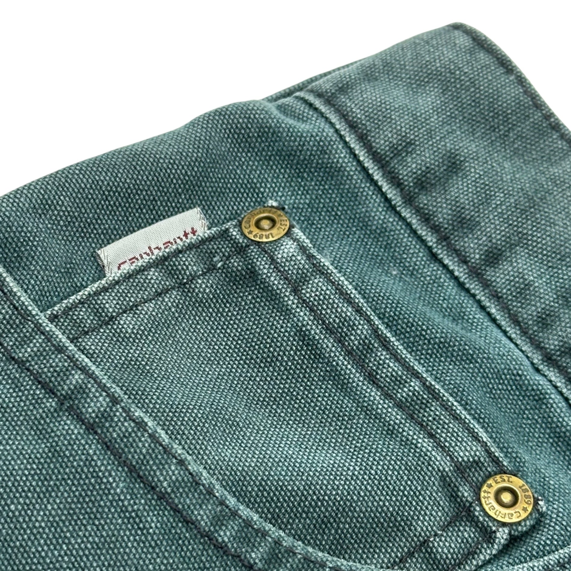 carhartt(カーハート) 70's Vintage Painter Pants 70年代 ヴィンテージ ペインター パンツ 36 グリーン TALON 42
