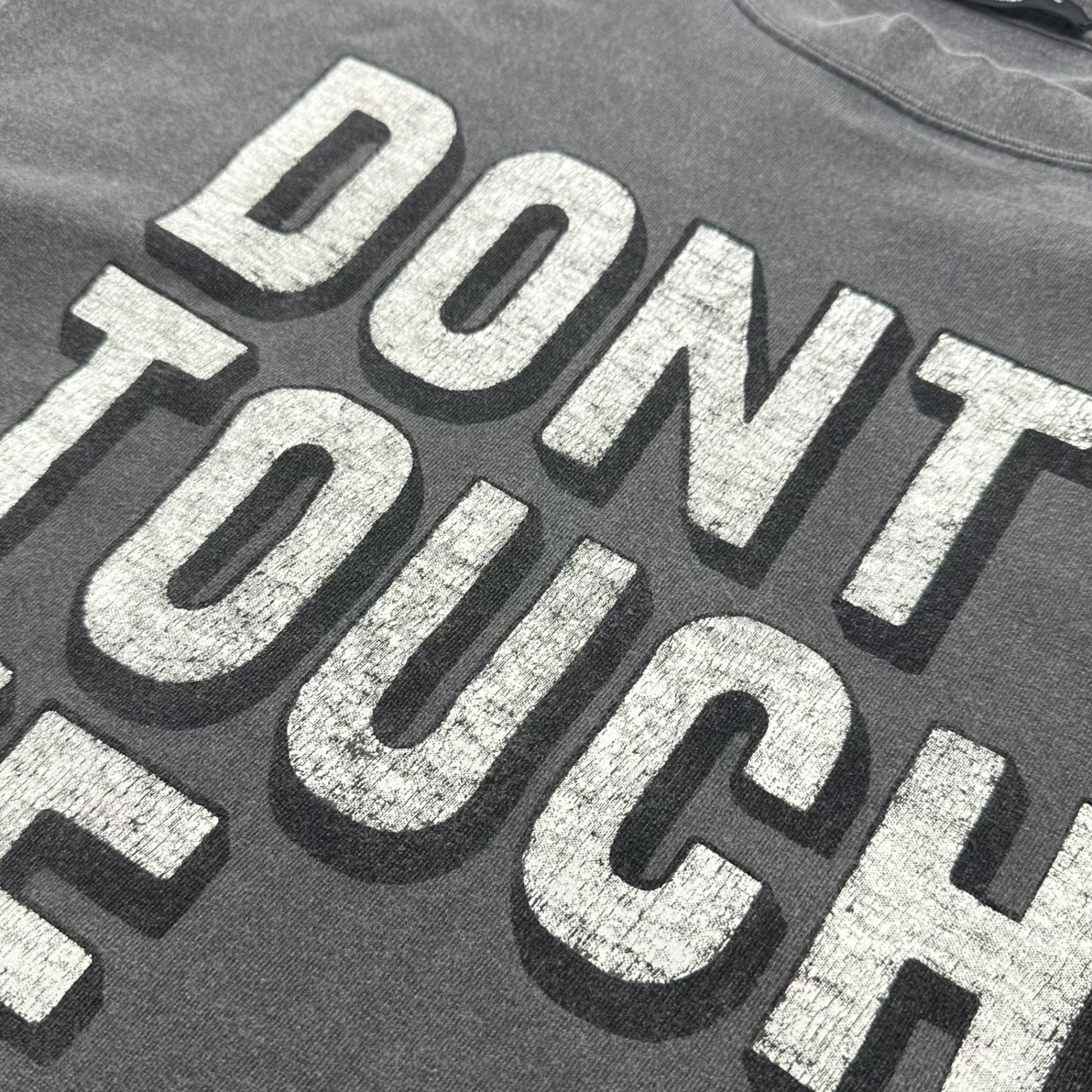 UNDERCOVER(アンダーカバー) 22SS ”DONT TOUCH ME” Tee フェード加工 半袖 Tシャツ UC1B9810-2 3 グレー