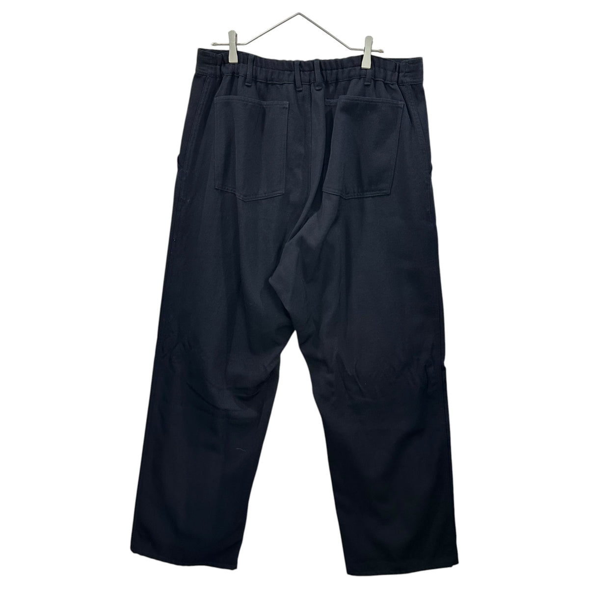 COMME des GARCONS HOMME PLUS(コムデギャルソンオムプリュス) 1994AW Wool Gabardine Wide-Tapered Slacks ウール ギャバジン ワイド テーパード スラックス PP-04004S S ブラック AD1994 90s アーカイブ