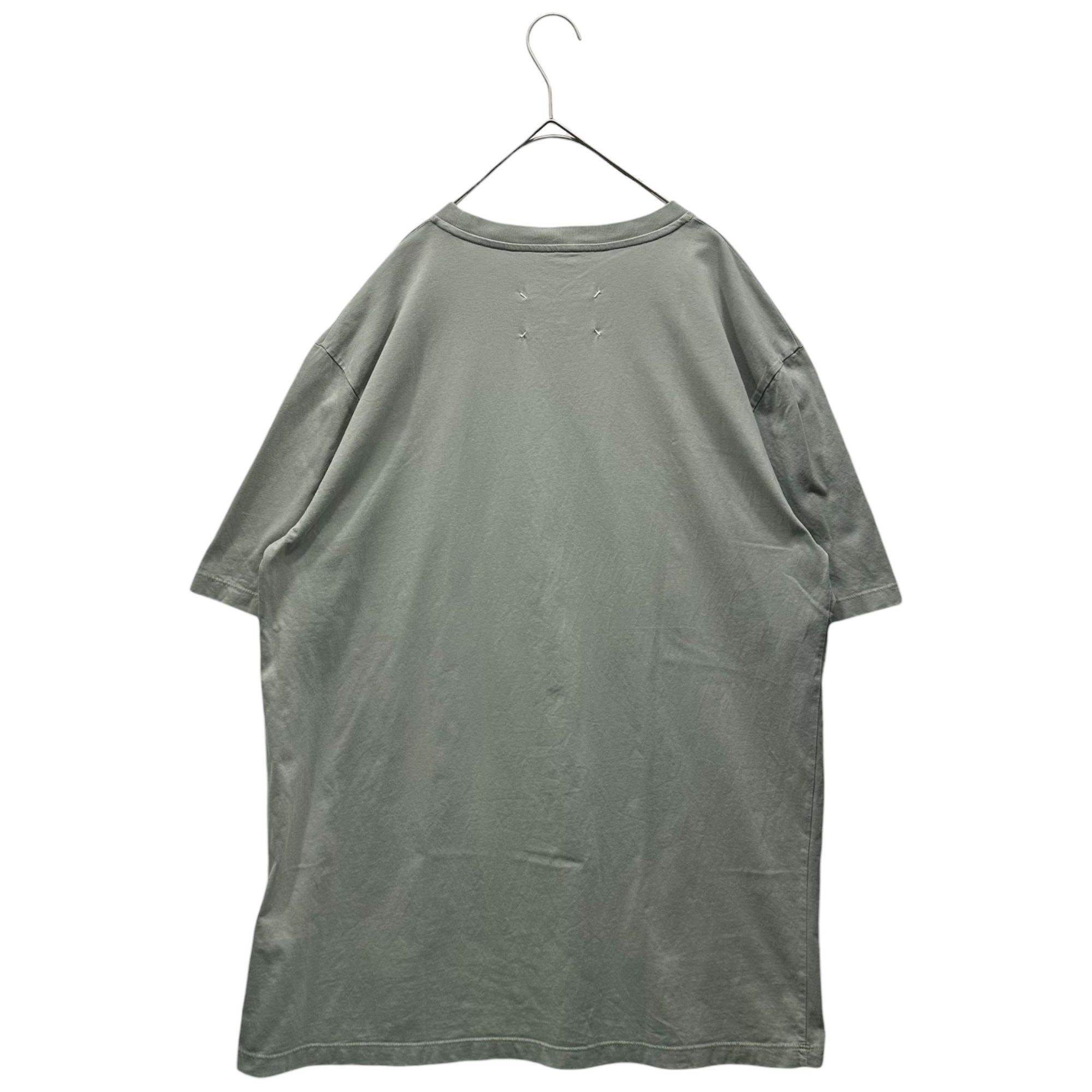 MAISON MARGIELA(メゾンマルジェラ 22SS Basic Crew Neck T-Shirt ベーシック クルーネック Tシャツ S50GC0622 52(Xl程度) ライトグレー ⑩ライン