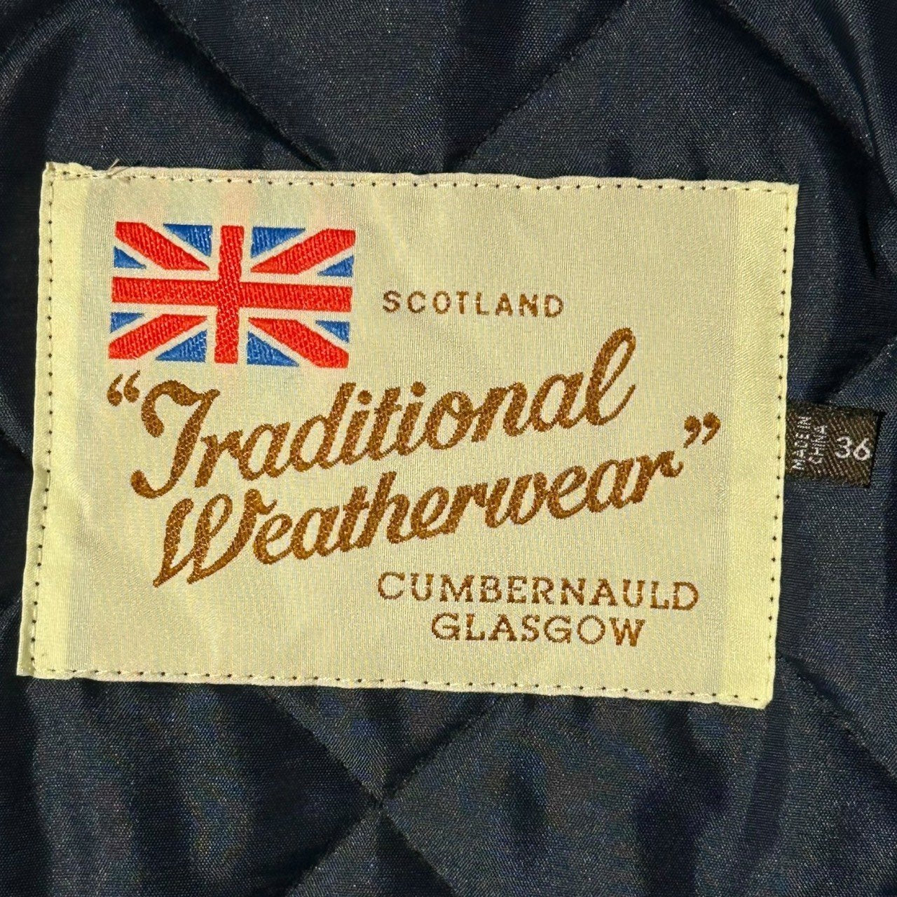 Traditional Weatherwear(トラディショナル ウェザーウェア) Hooded Quilted Coat フーデット キルティング コート G172APQCO0024A 36(S程度) ネイビー ジャケット
