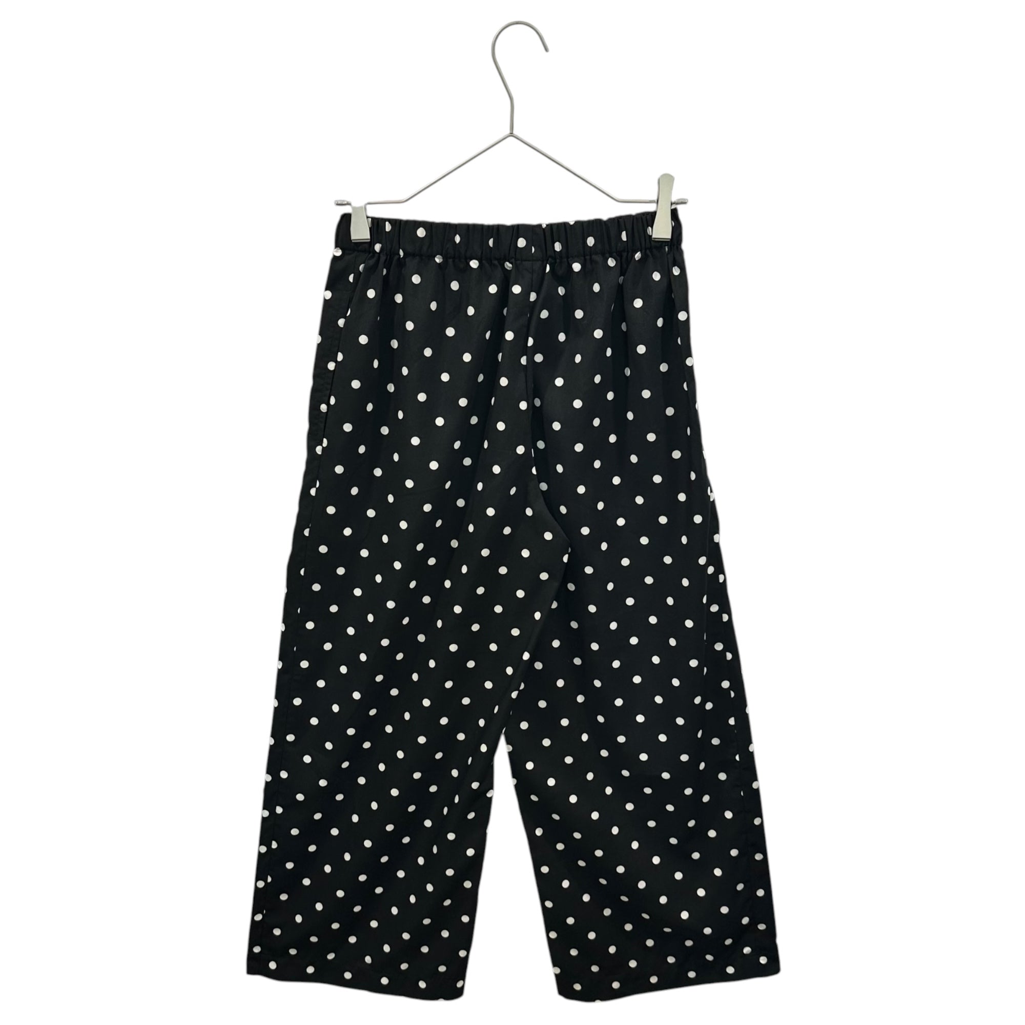 COMME des GARCONS COMME des GARCONS(コムデギャルソンコムデギャルソン) 2018SS Poly Dot All-Over Print Easy Pants ポリ ドット 総柄 イージー パンツ RA-P014 XS ブラック×ホワイト AD2017 男性着用可能