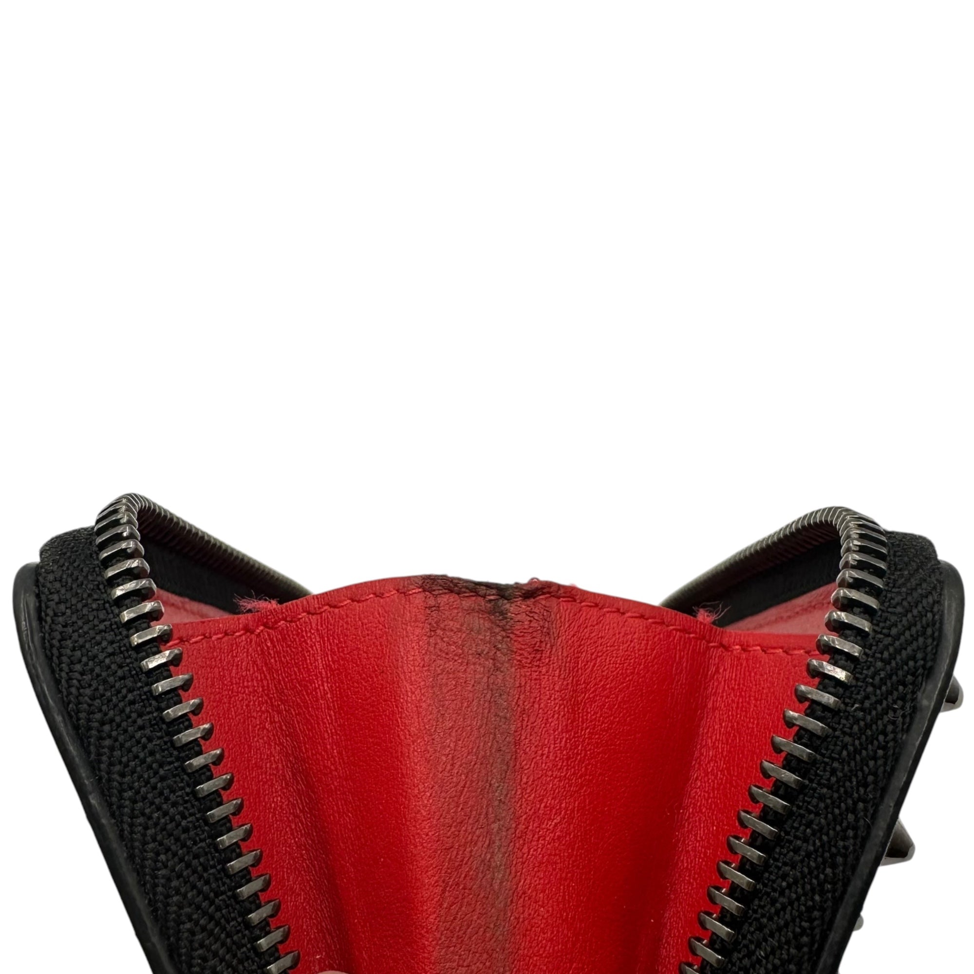 Christian Louboutin(クリスチャンルブタン) Spike Panettone Leather Coin Case スパイク パネトーネ レザー コインケース ブラック