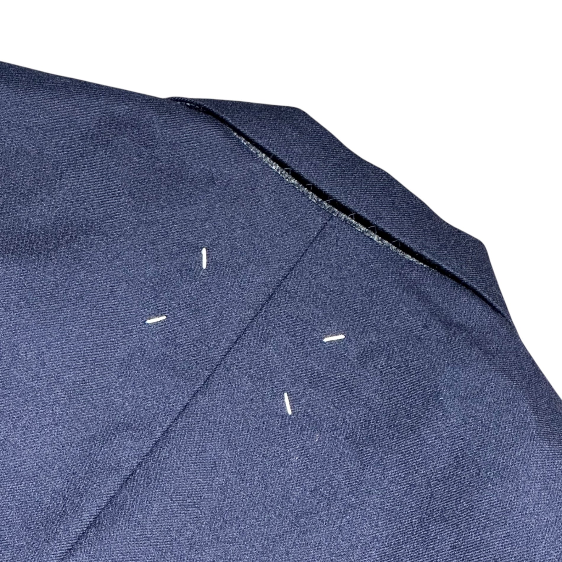 MAISON MARGIELA(メゾンマルジェラ) 22AW Stitch Blazer ステッチ ブレザー SI1BN0007 44 ネイビー テーラード ジャケット Mボタン