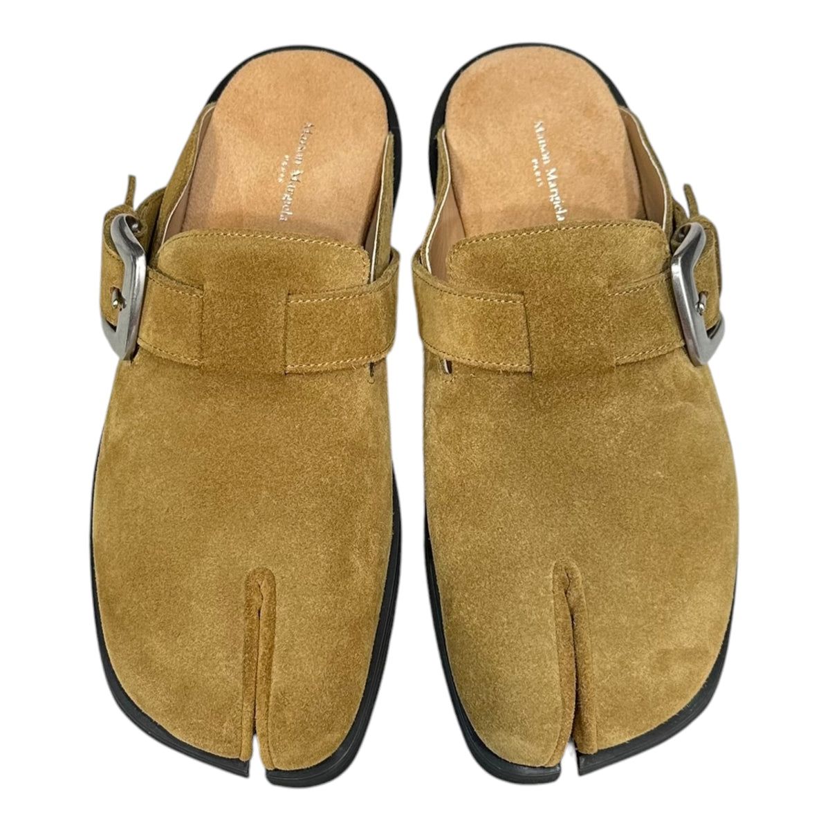 MAISON MARGIELA(メゾンマルジェラ) Tabi Anatomic Mule Slip-On Sandals 足袋 アナトミック ミュール スリッポン サンダル S57WP0108 40 ブラウン COLOR：(Cumin / クミン)