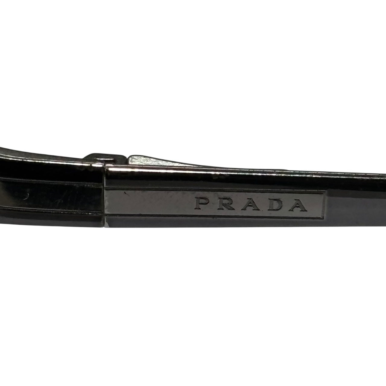 PRADA(プラダ) Side Logo Metal Frame Sunglasses サイド ロゴ メタル フレーム サングラス SPR58G 69□15 ガンメタル×シルバー