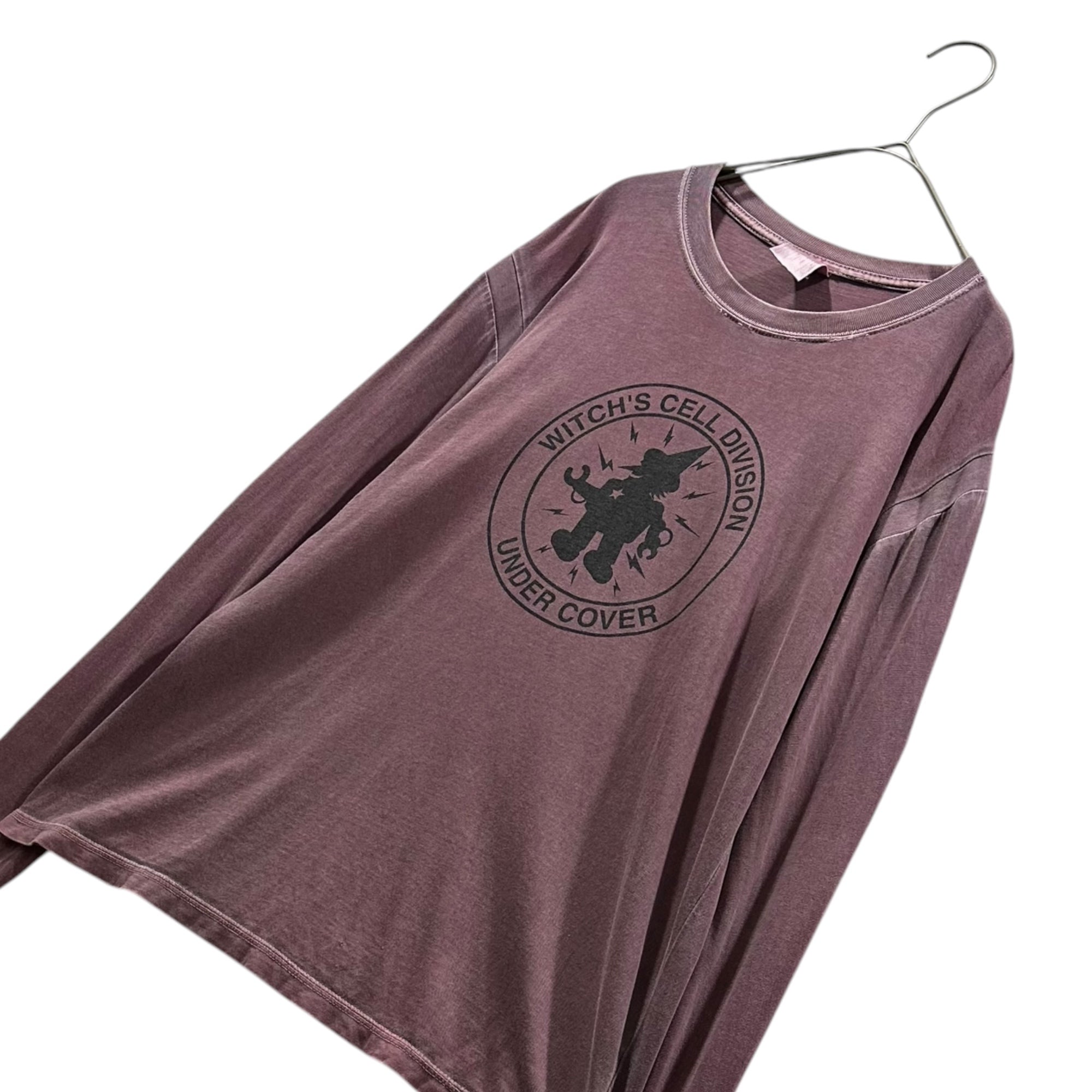 UNDERCOVER(アンダーカバー) 2002AW ”WITCH’S CELL DIVISION” Circle Print L/S T-Shirt 魔女期 サークル プリント 長袖 Tシャツ M パープル 00's