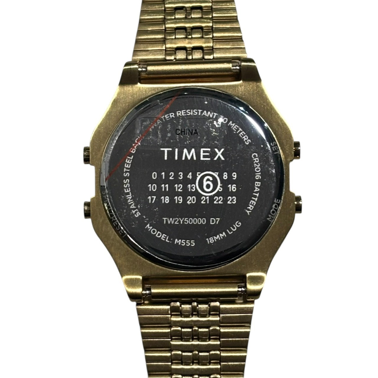 MM6 Maison Margiela × TIMEX(エムエムシックス × タイメックス) T80 gift set w/extra bracelet S33YW0002 M10062 ONE SIZE ゴールド