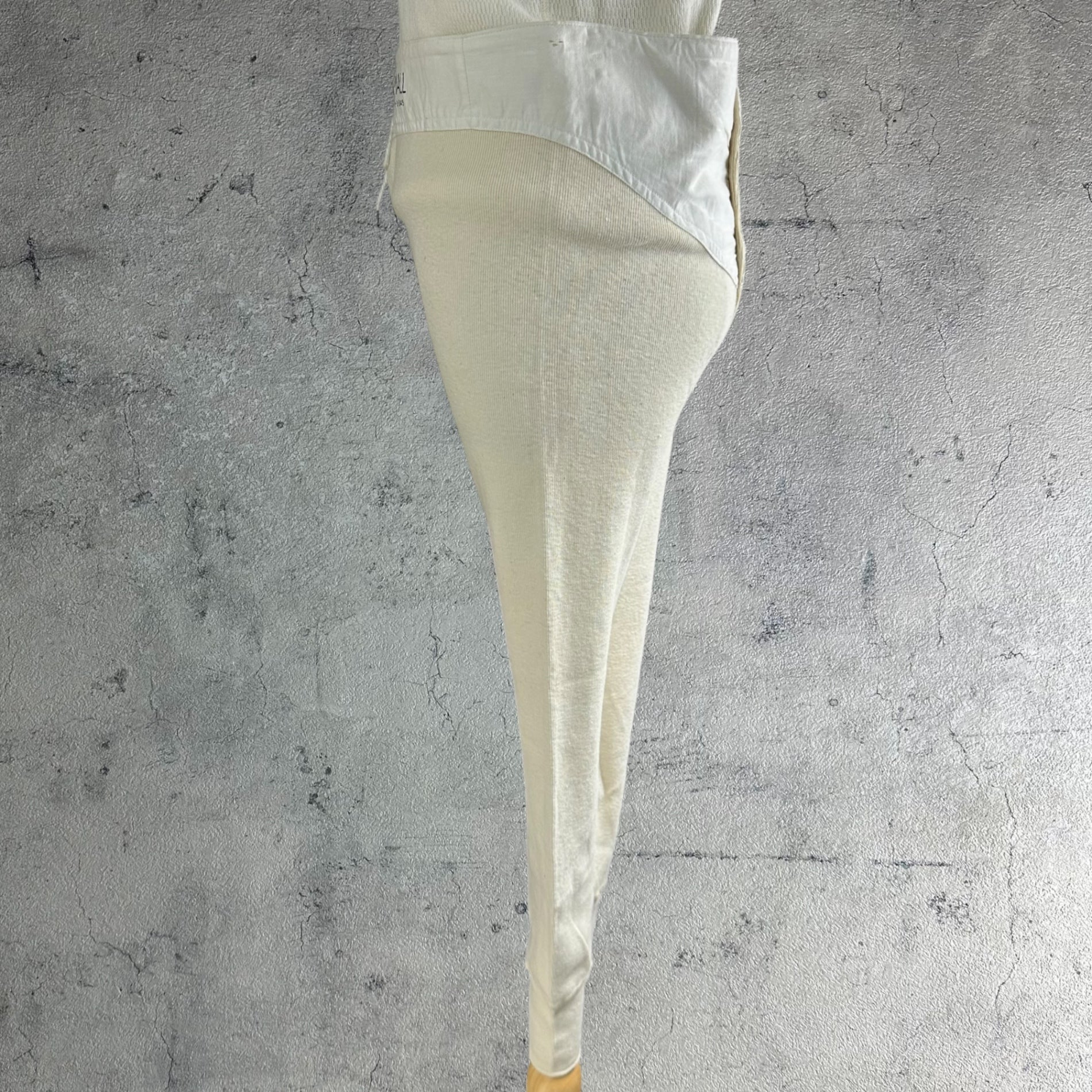 VINTAGE(ヴィンテージ) 40's DEADSTOCK cotton wool drawers pants US.ARMY コットンとウールのドロワーズパンツ L～LL程度 ホワイト