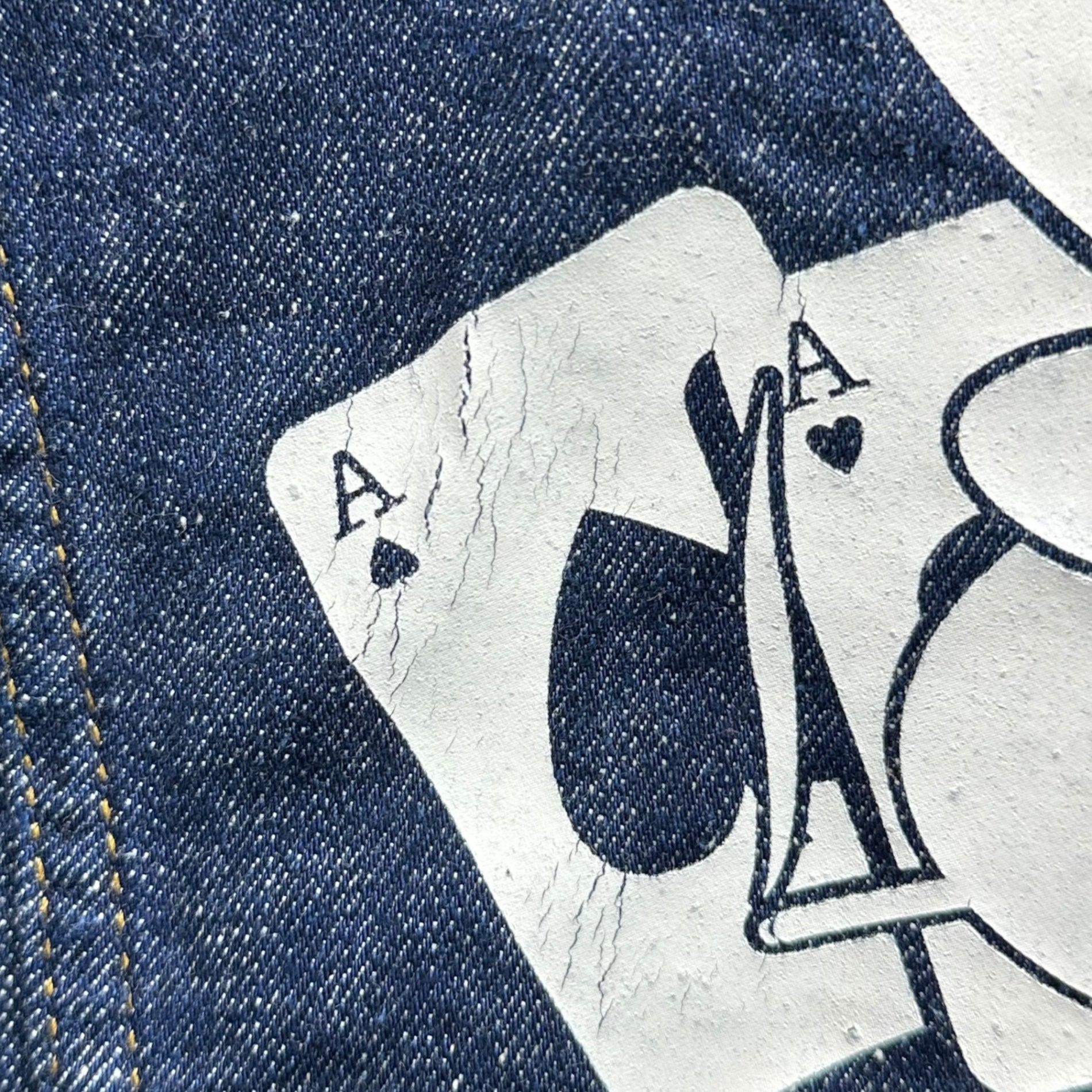 LEE(リー) RIDERS Stretch Denim Trucker Jacket ストレッチ デニム トラッカー ジャケット バック ペイント LM0319 M インディゴ