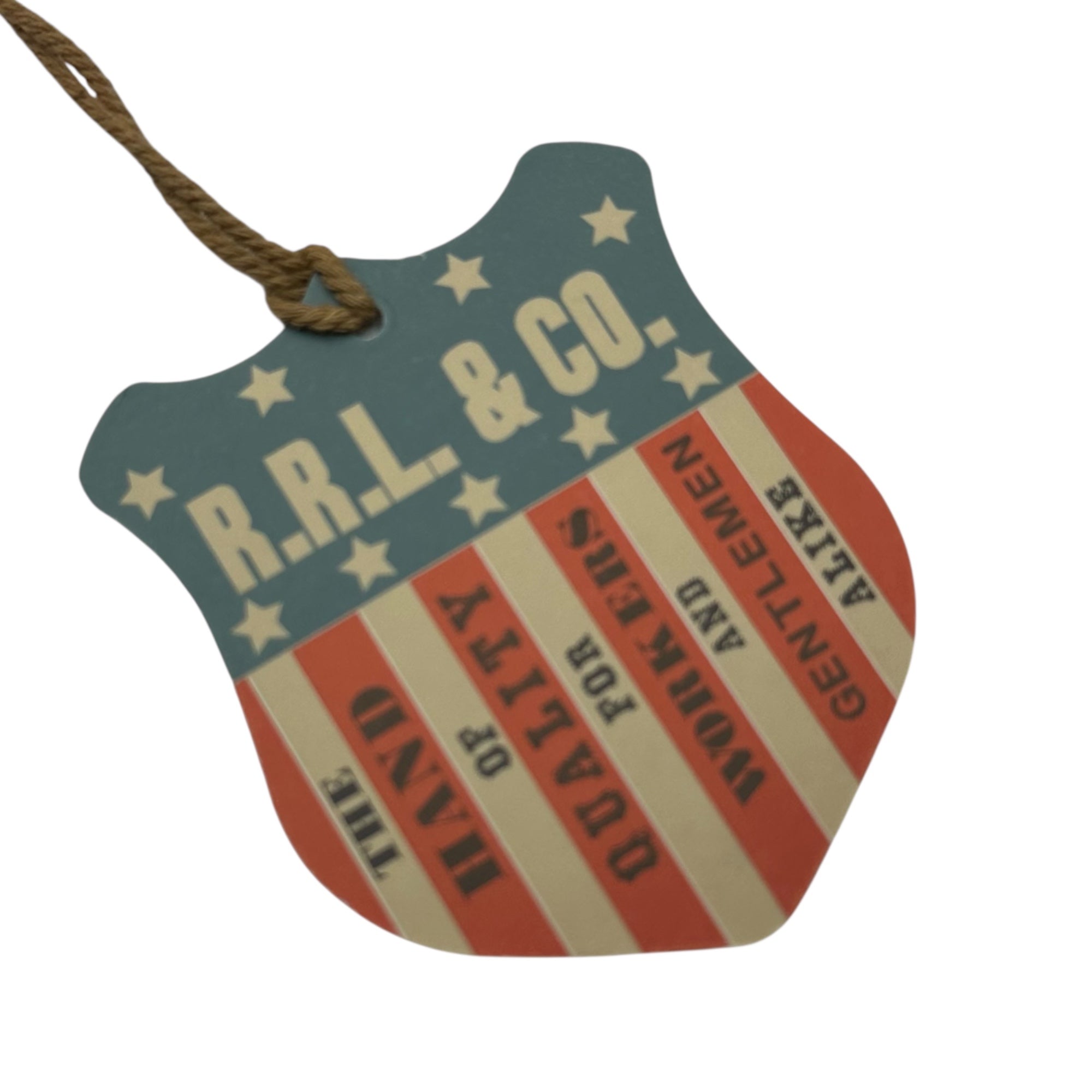 RRL(ダブルアールエル) Logo L/S T-Shirt ロゴ 長袖 Tシャツ ロンT M アイボリー×ライトブルー