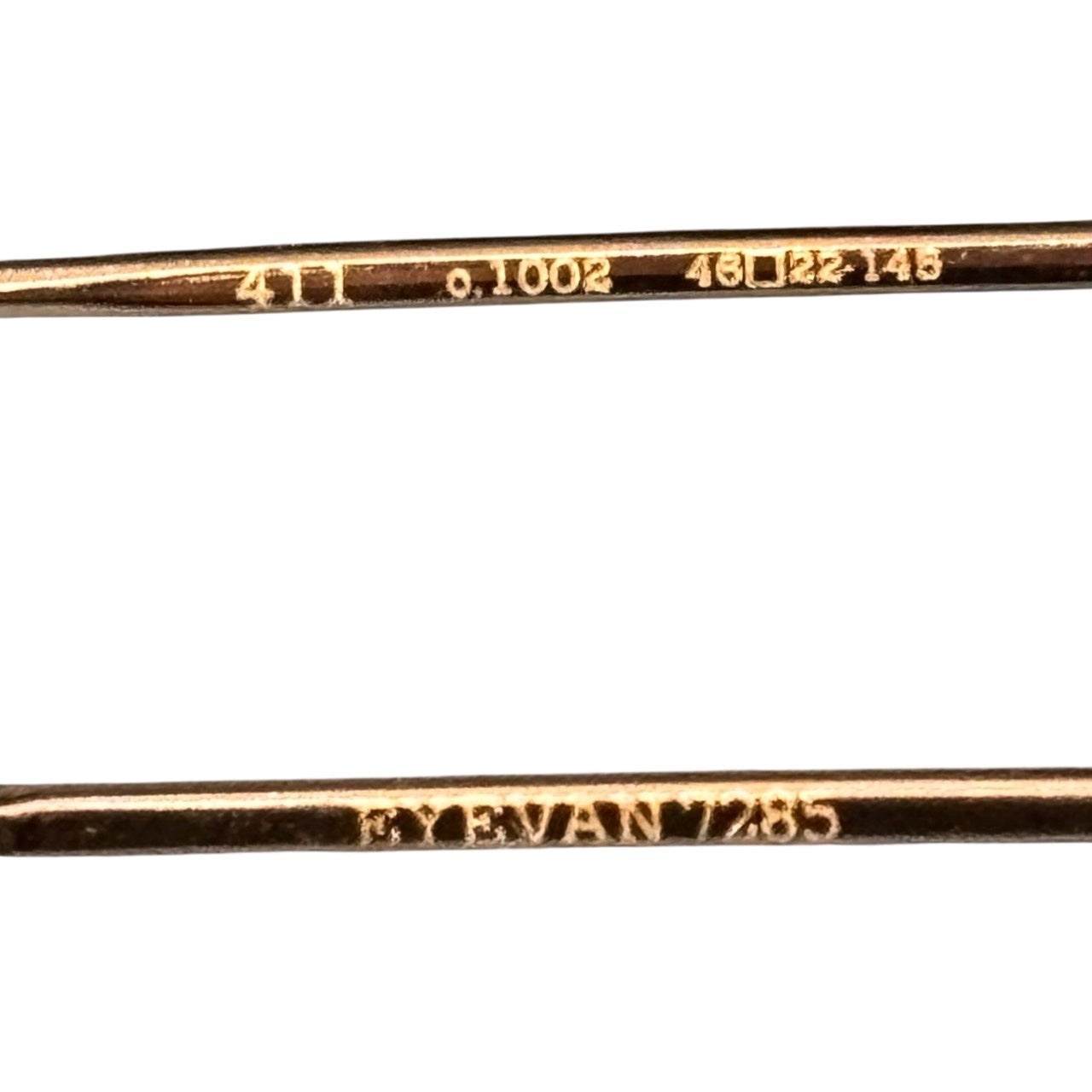 EYEVAN7285(アイヴァン7285) 411 Boston sunglasses - blue lenses ボストン サングラス ブルーレンズ 46 □ 22-145 ブラック×シルバー 1002 ケース付