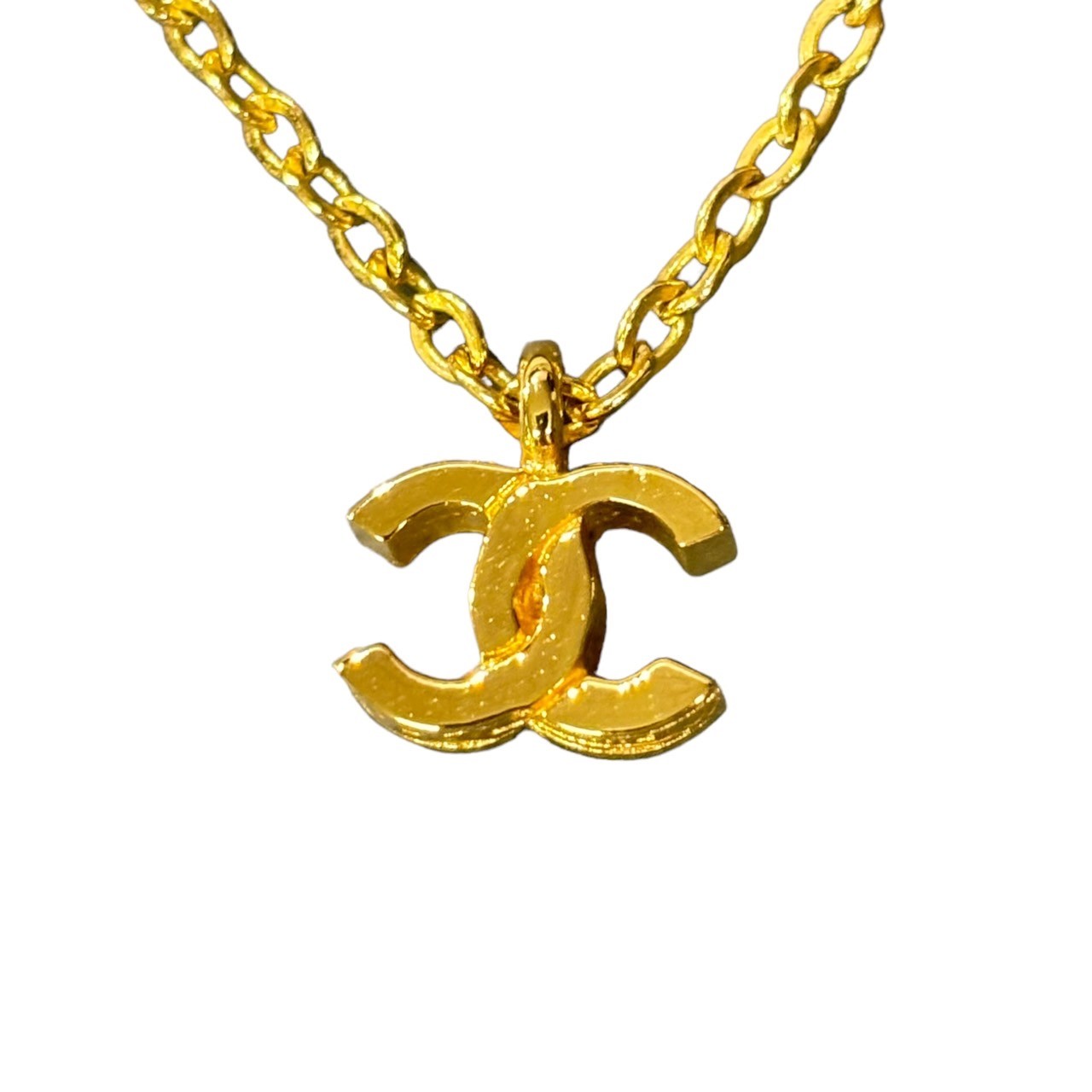 CHANEL(シャネル) 70's coco mark chain necklace ココマーク チェーン ネックレス ゴールド 刻印376 70年代 ヴィンテージ ジュエリー ペンダント