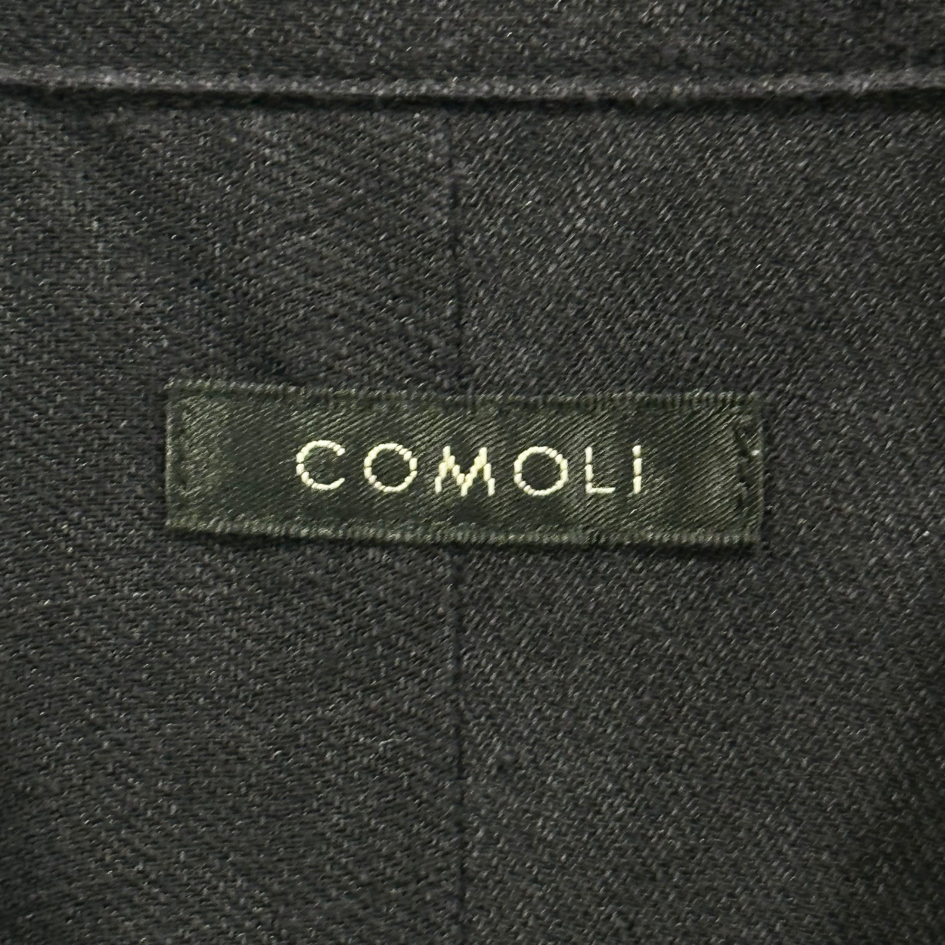 COMOLI(コモリ) 23SS Linen Twill S/S Open-Collar Shirt リネンツイル 半袖 オープンカラー シャツ X01-02024 4 ネイビー