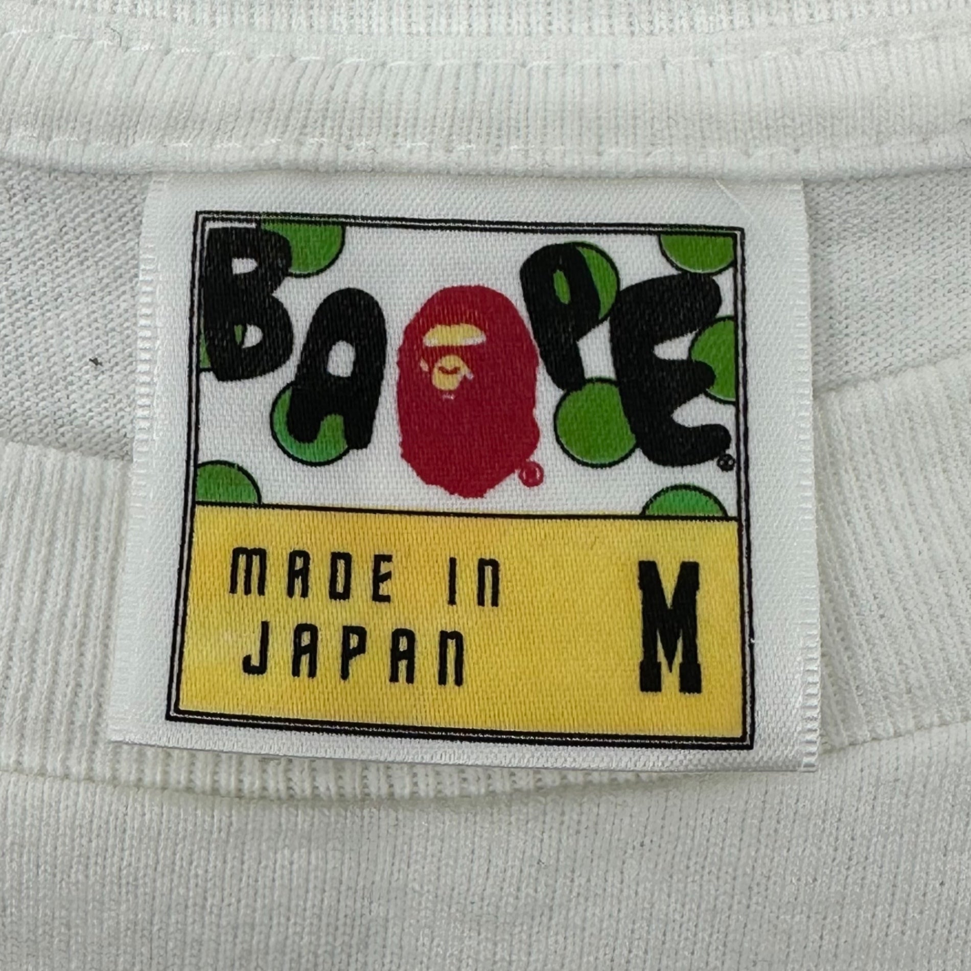 A BATHING APE(アベイシングエイプ) 2011 Milo & Lisa Rescue Rebuild Tee マイロ チャリティー プリント Tシャツ M ホワイト