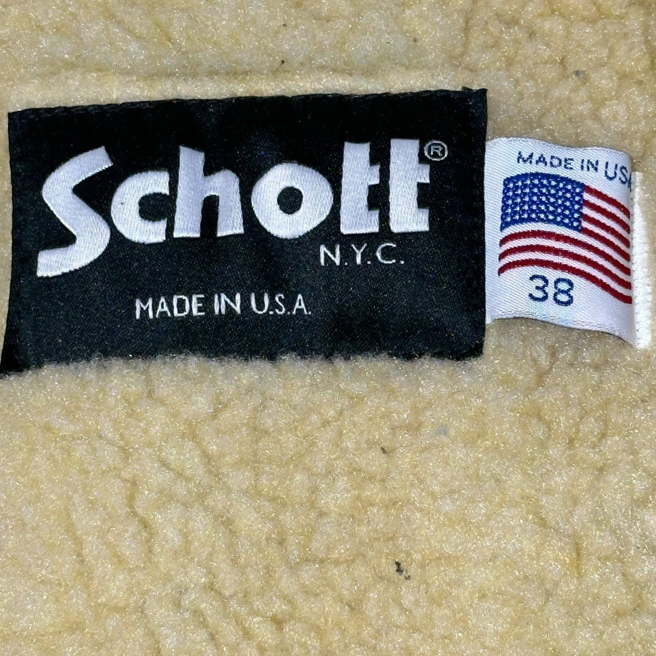SCHOTT(ショット) Concho Button Suede Boa Lunch Jacket コンチョ ボタン スウェード ボア ランチ ジャケット 7543 38(M~L程度) ブルー
