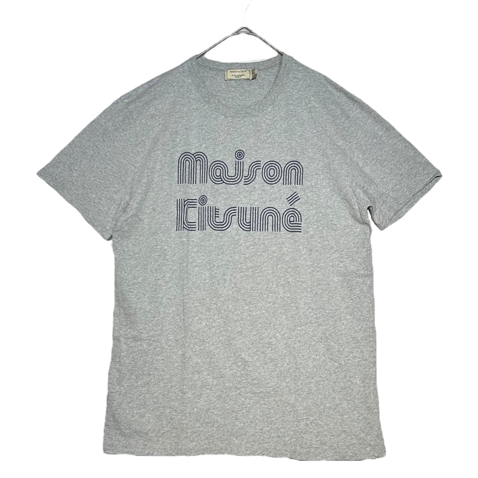 Maison Kitsune(メゾンキツネ) LOGO PRINT Tee ロゴ プリント Tシャツ KMM-1711-A L グレー