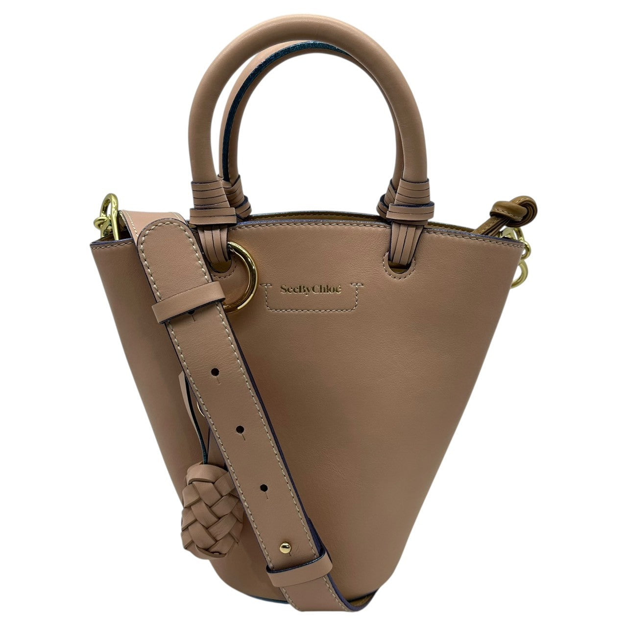 SEE BY CHLOE(シーバイクロエ) Cecilia 2-Way Shoulder Bag セシリア 2WAY ショルダーバッグ ピンク×ブラウン