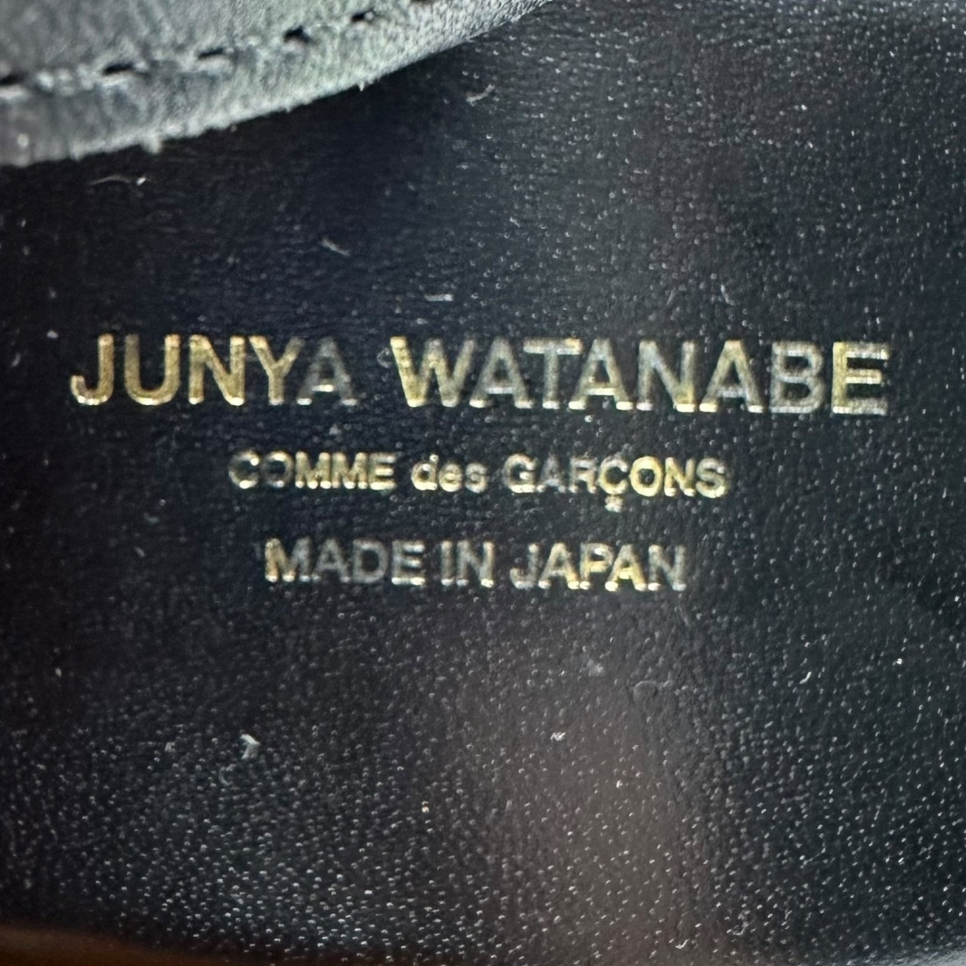 COMME des GARCONS JUNYA WATANABE(コムデギャルソンジュンヤワタナベ) Ankle Strap Leather Sandals アンクル ストラップ レザー サンダル M(24cm程度) ブラック